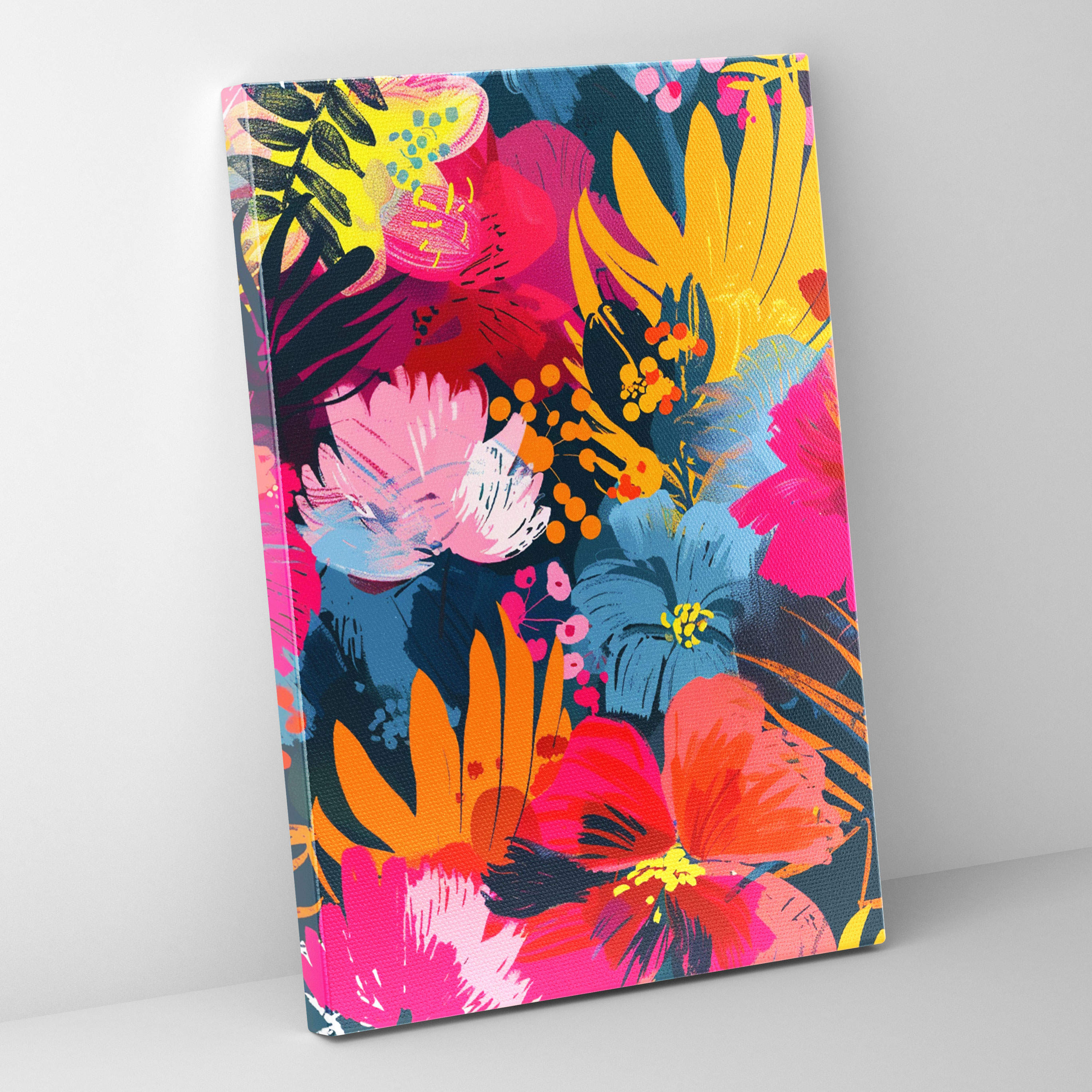 Andy Warhol Floral Canvas Print - Andy Warhol, Canvas Print, Home Decoration, Canvas Wall Art