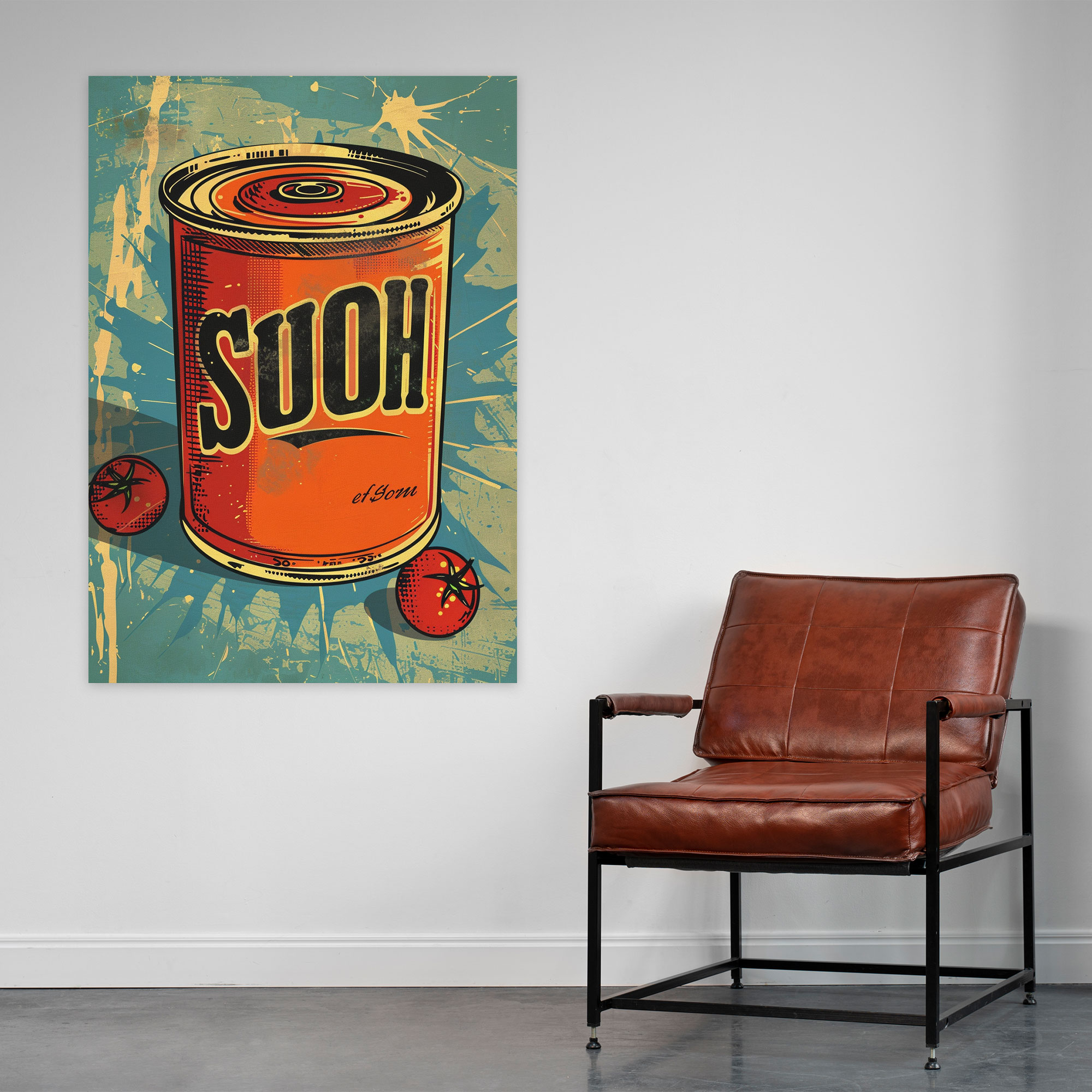 Andy Warhol Soup Can Canvas Print - Andy Warhol, Wall Decoration, Andy Warhol, Canvas Print