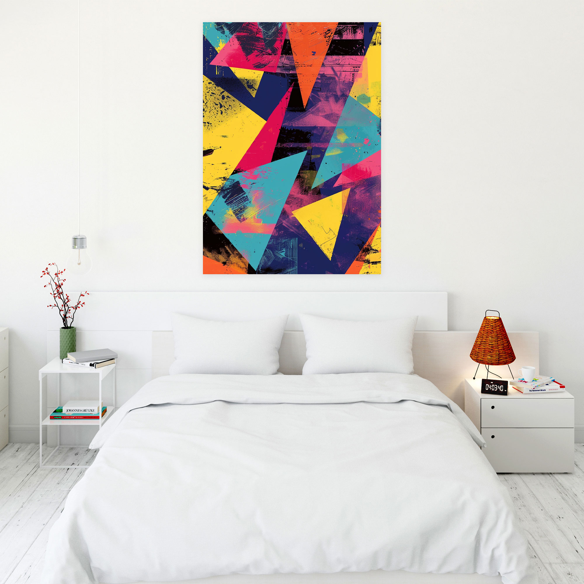 Andy Warhol Geometric Wall Art - Andy Warhol, Wall Decoration, Wall Art, Canvas Wall Art