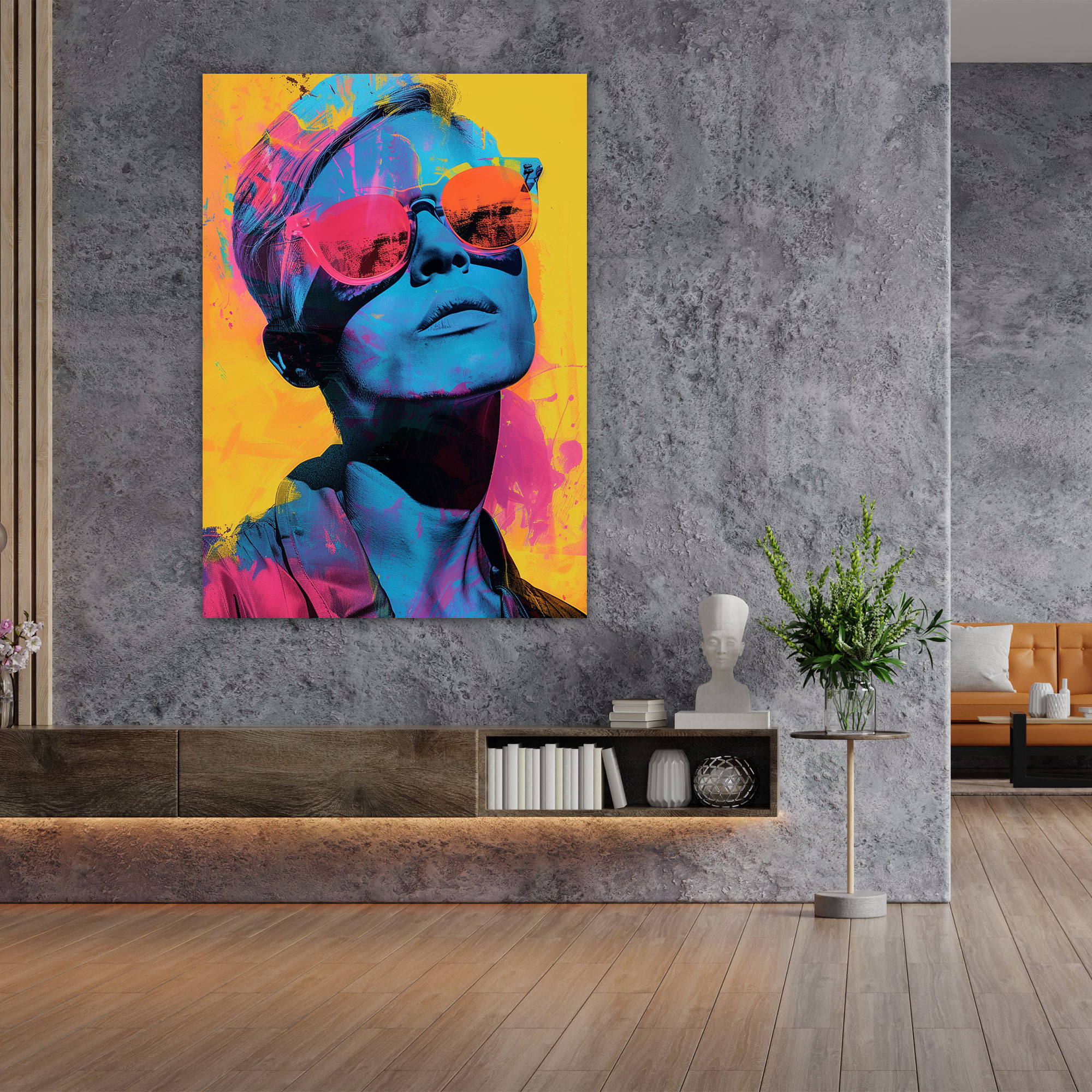 Kültürel İkon Andy Warhol Duvar Sanatı - Andy Warhol Kanvas Duvar Dekorasyonu