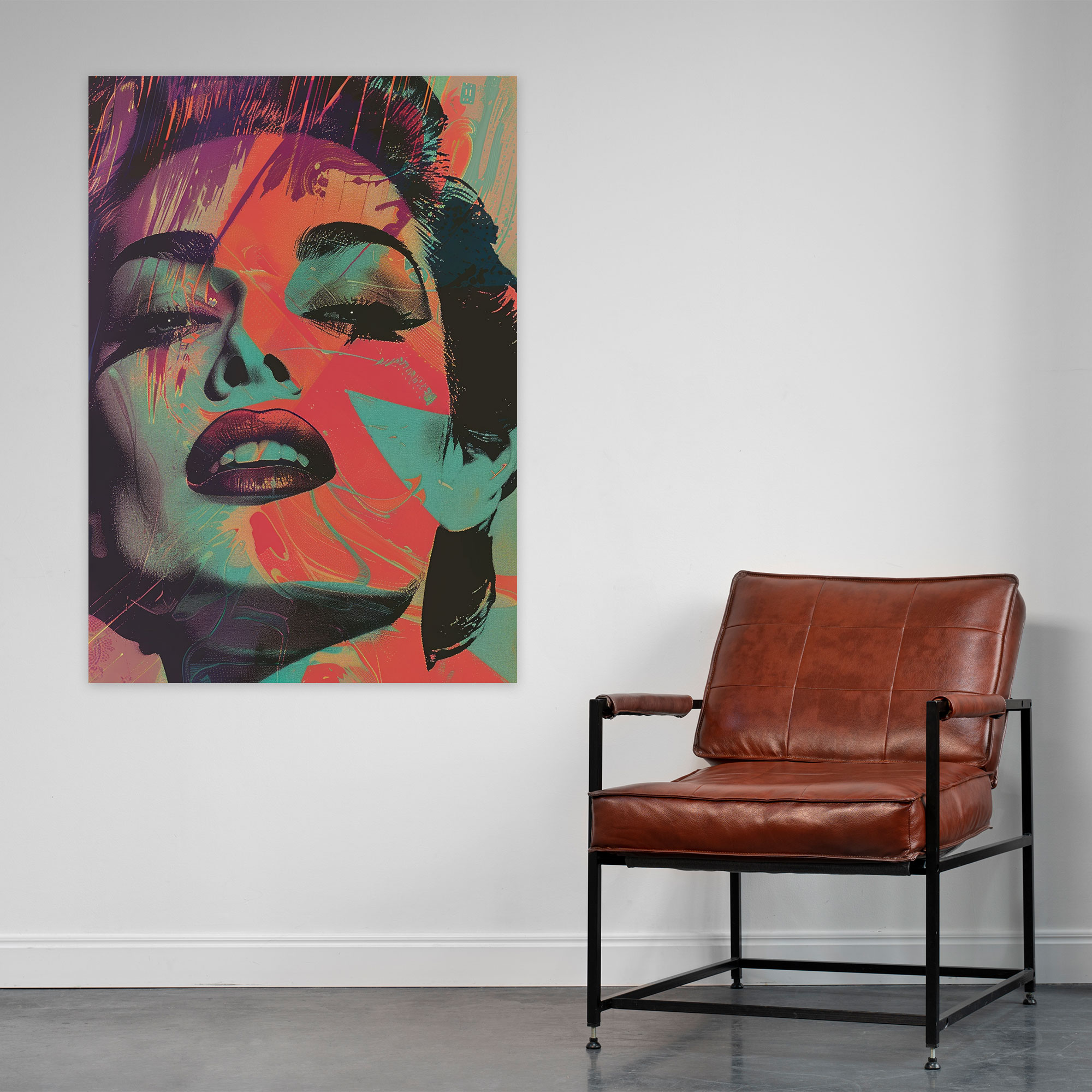Modern Retro Andy Warhol Kanvas Tablo - Ev Dekorasyonu