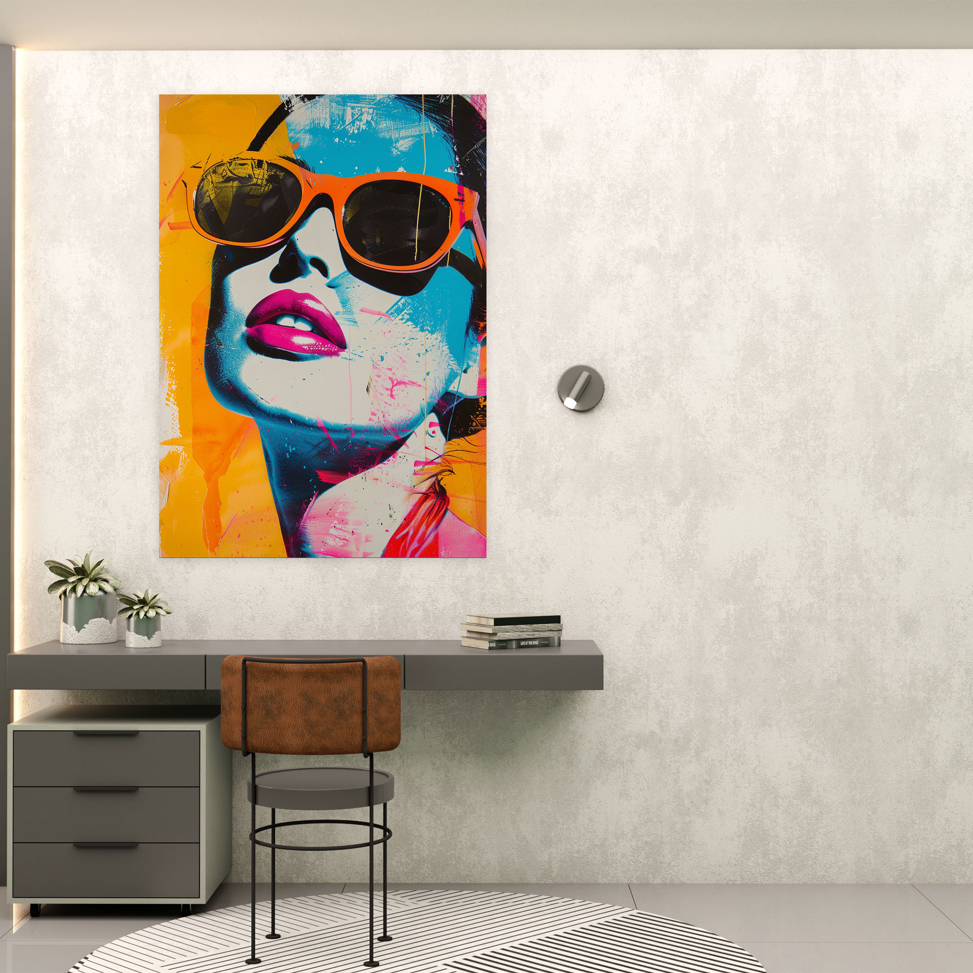 Eğlenceli Andy Warhol Kanvas Tablo - Andy Warhol Duvar Süsleme Duvar Sanatı