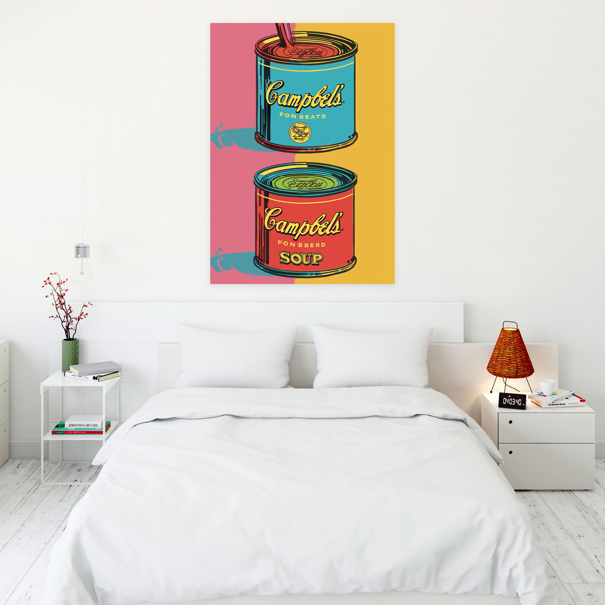 Andy Warhol Campbell's Soup Cans Kanvas Tablo - Duvar Dekorasyonu
