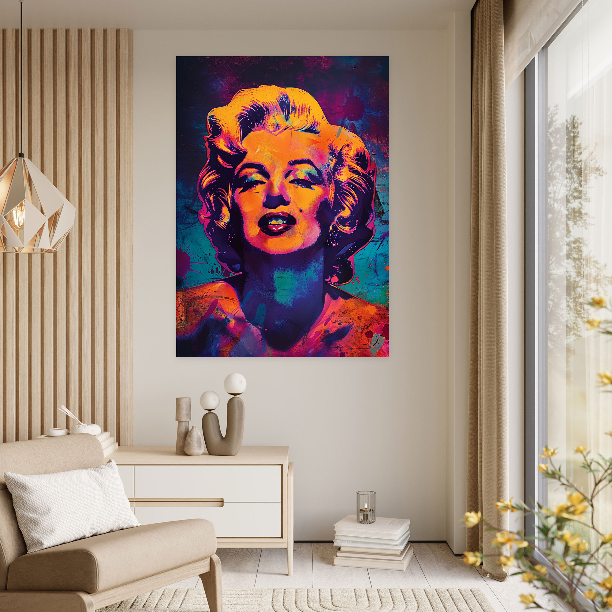 Andy Warhol Marilyn Monroe Canvas Print - Andy Warhol, Andy Warhol, Home Decoration, Canvas
