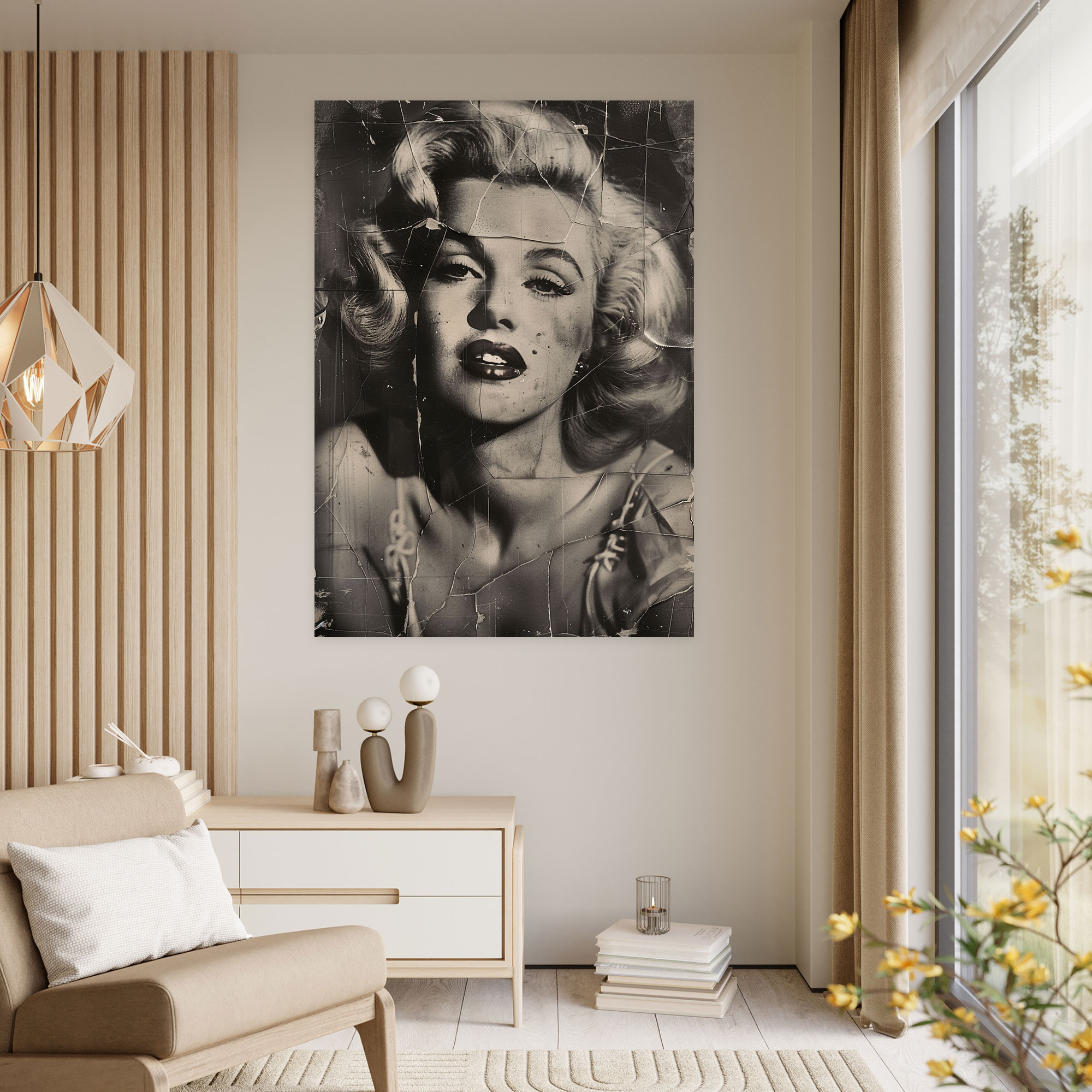 Andy Warhol Vintage Ünlüler Kanvas Tablo - Sanatçı Tasarımı Duvar Sanatı