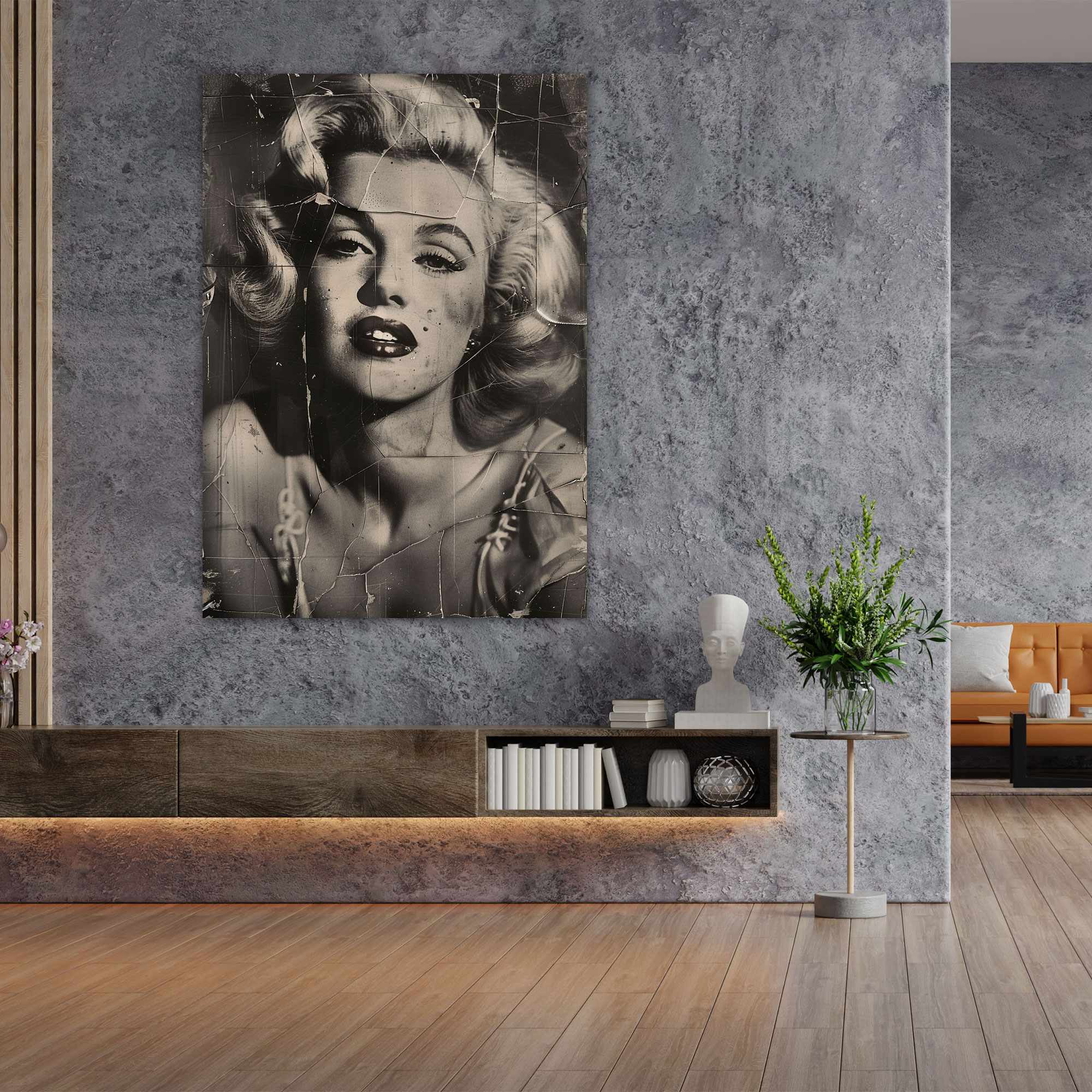 Andy Warhol Vintage Ünlüler Kanvas Tablo - Sanatçı Tasarımı Duvar Sanatı