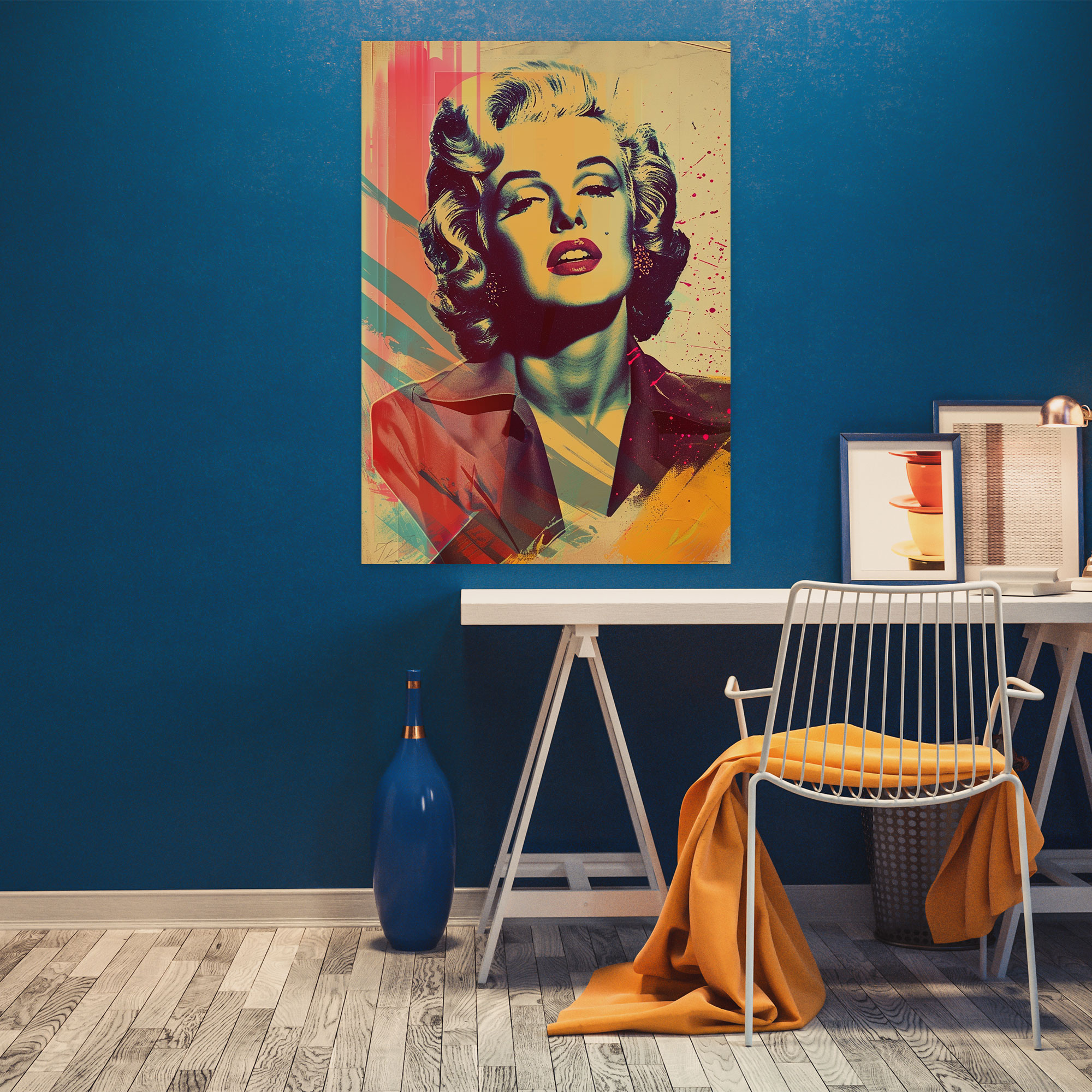Andy Warhol Retro Music Posters Canvas Print - Andy Warhol, Andy Warhol, Wall Art, Home Decoration