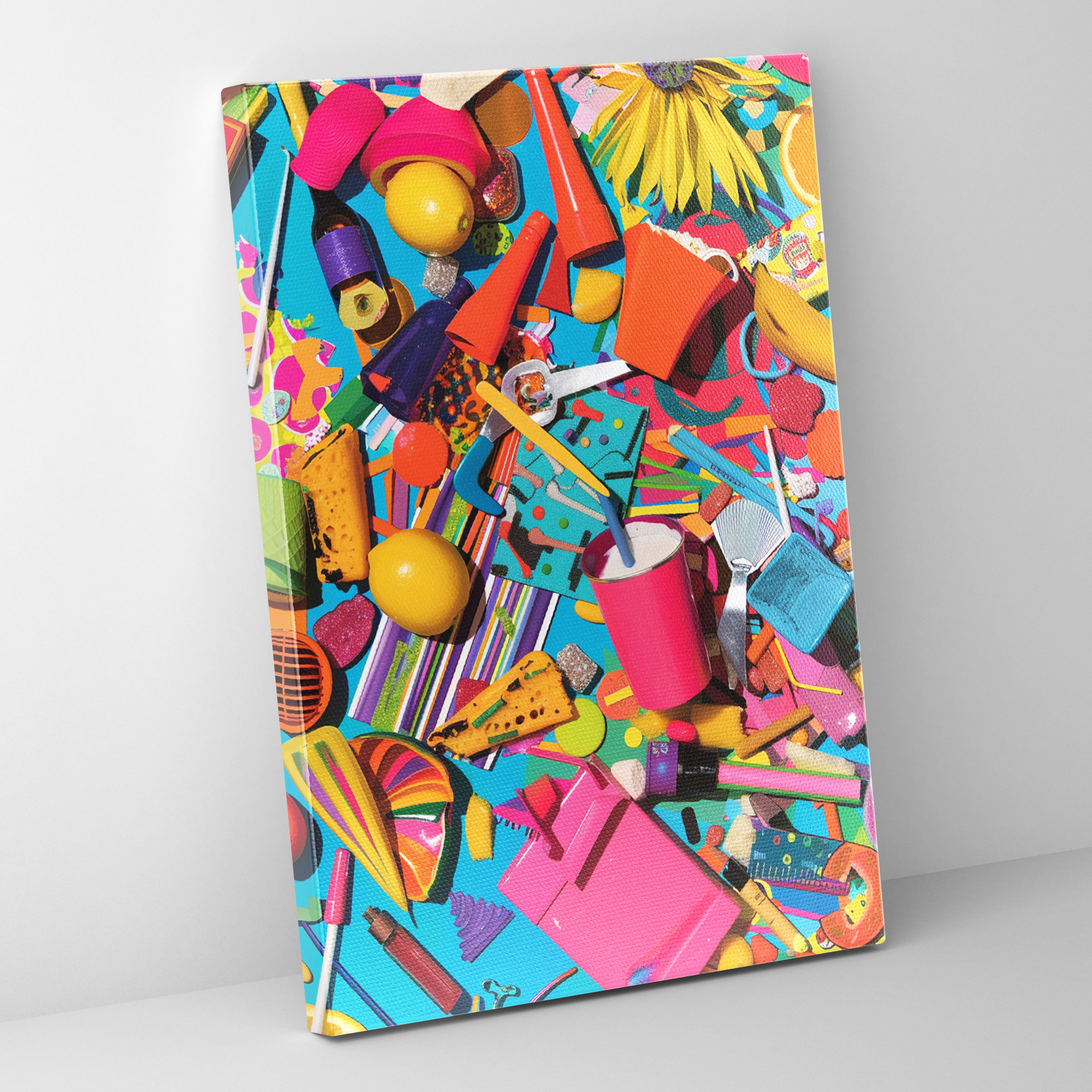 Andy Warhol Everyday Objects Canvas Print - Andy Warhol, Wall Decoration, Canvas, Canvas Wall Art