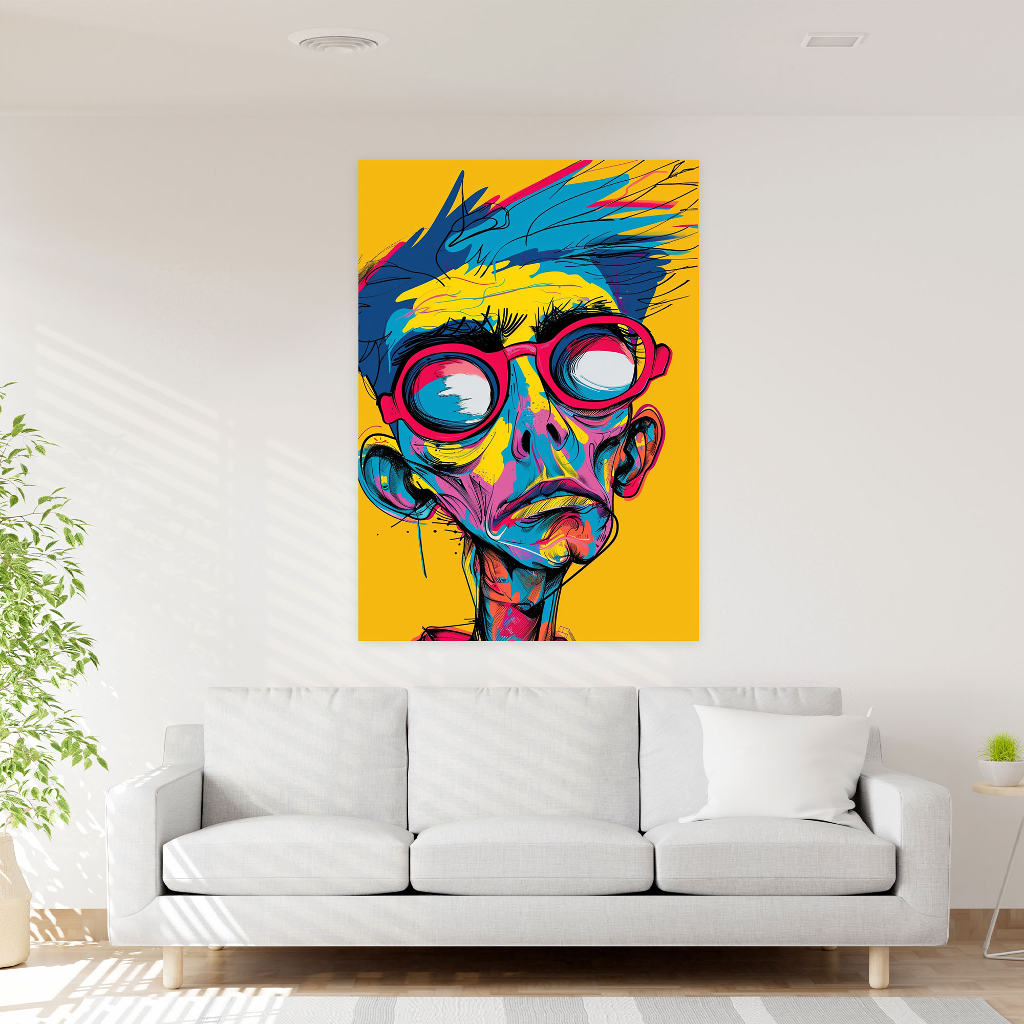 Andy Warhol Cartoon Characters Canvas Print - Andy Warhol, Andy Warhol, Canvas Print, Wall Art