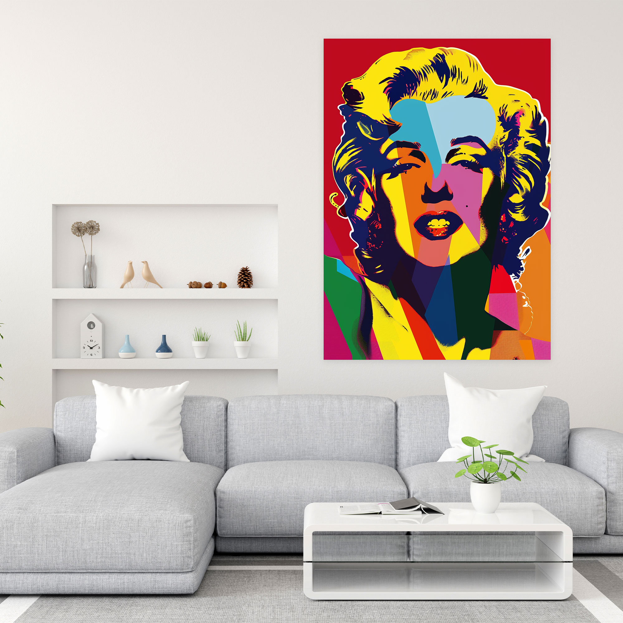 Andy Warhol Pop Art Canvas Print - Andy Warhol, Andy Warhol, Canvas Wall Art, Home Decoration