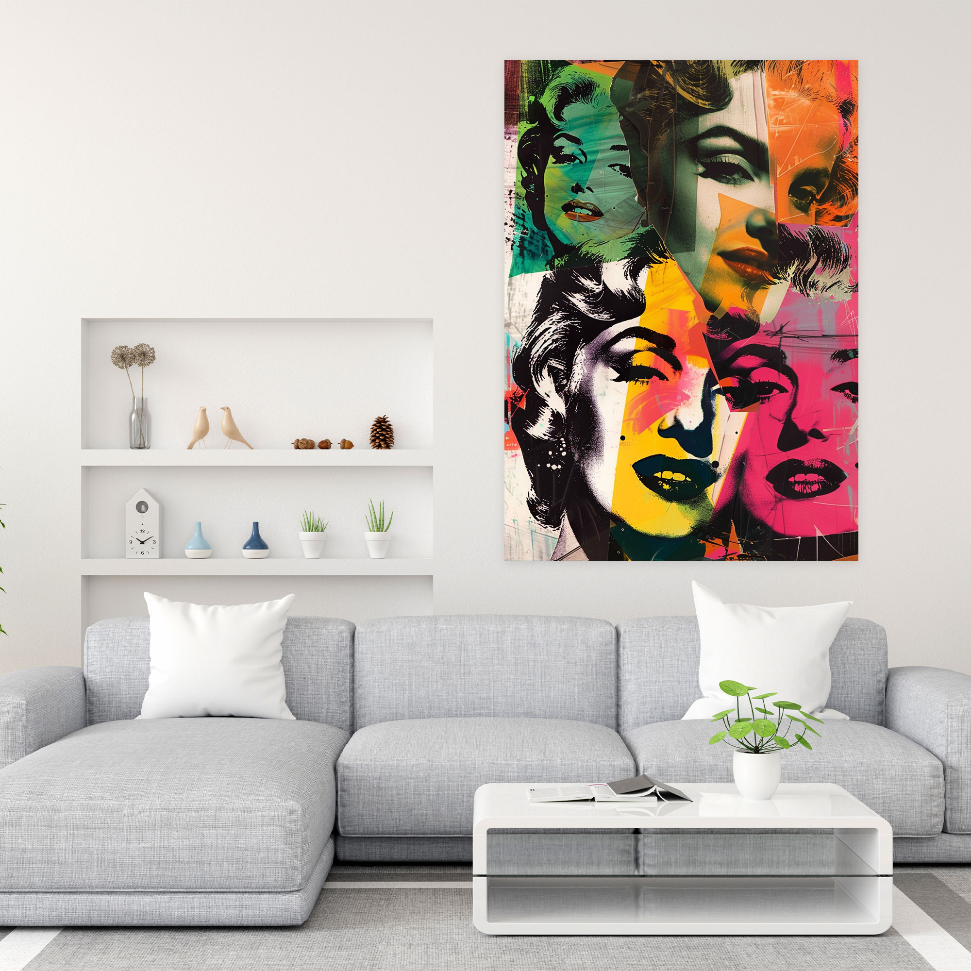 Andy Warhol Celebrity Canvas Print - Andy Warhol, Andy Warhol, Canvas Wall Art, Home Decoration