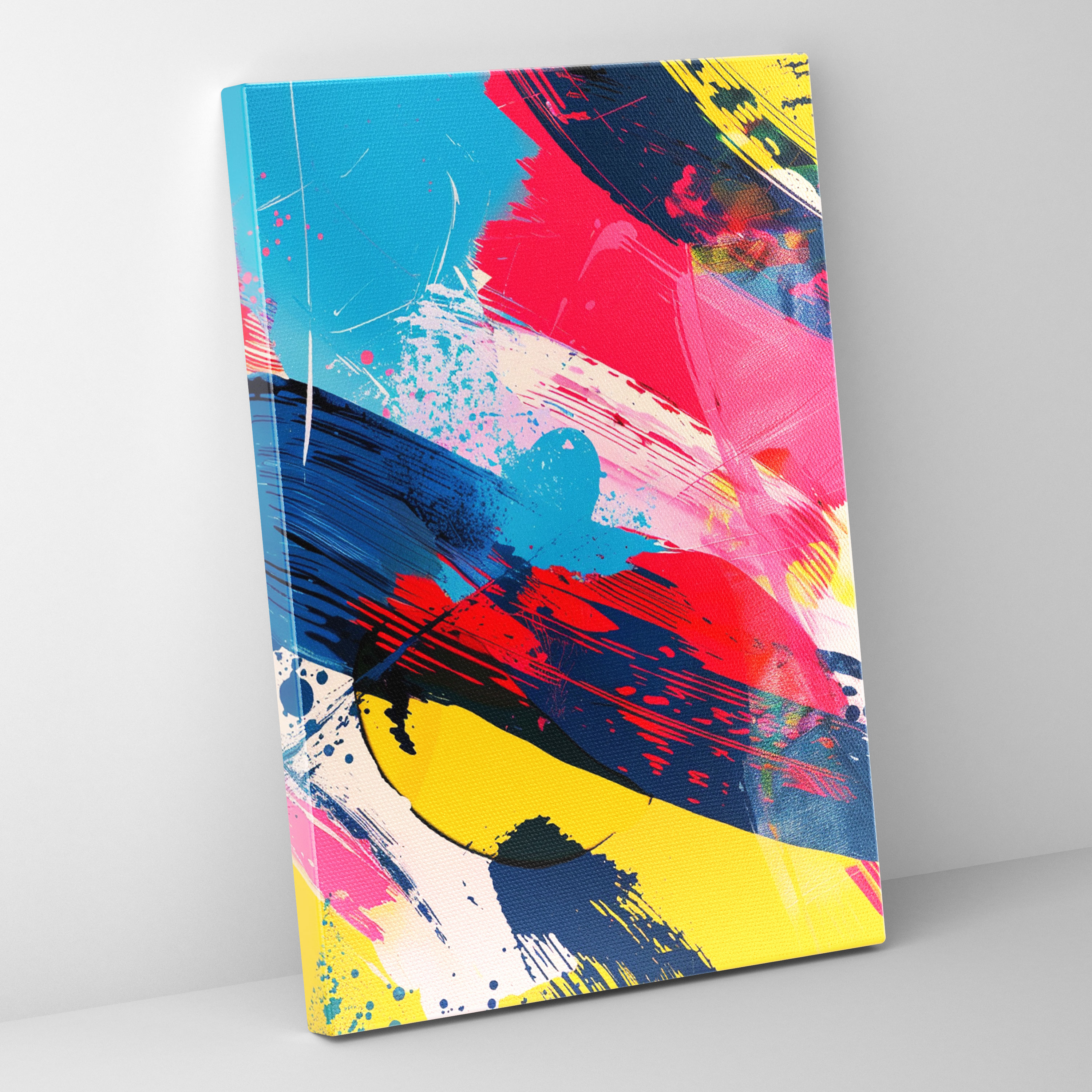 Andy Warhol Abstract Canvas Print - Andy Warhol, Canvas, Wall Decoration, Home Decoration