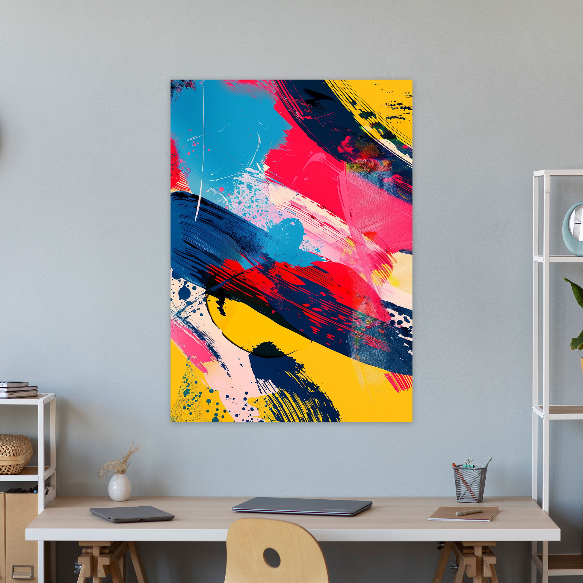 Andy Warhol Abstract Canvas Print - Andy Warhol, Canvas, Wall Decoration, Home Decoration