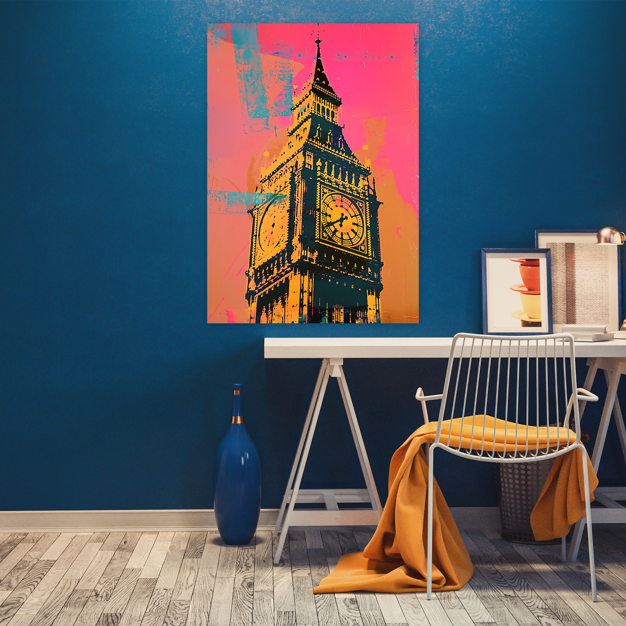 Andy Warhol Landmarks Wall Art - Andy Warhol, Canvas, Wall Art, Andy Warhol
