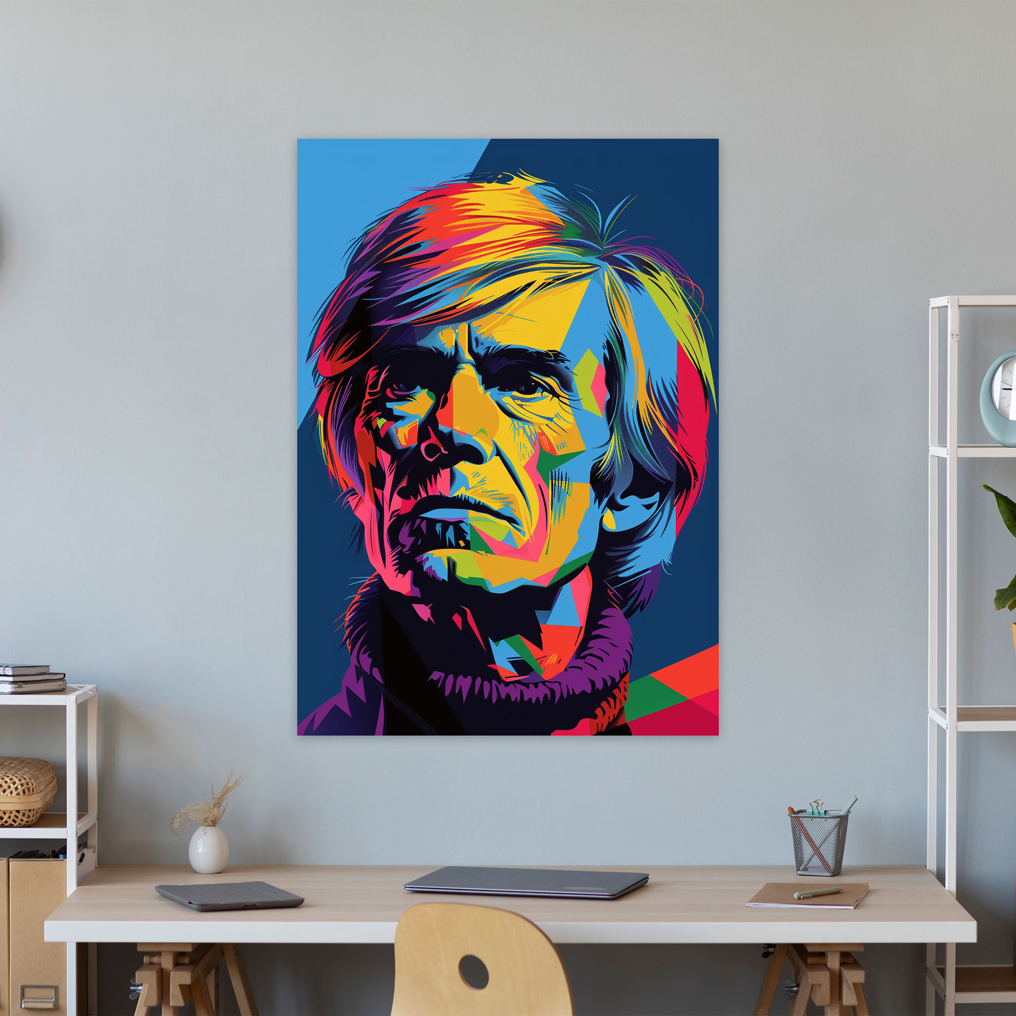Andy Warhol Portraits Wall Art - Andy Warhol, Home Decoration, Wall Art, Canvas Wall Art