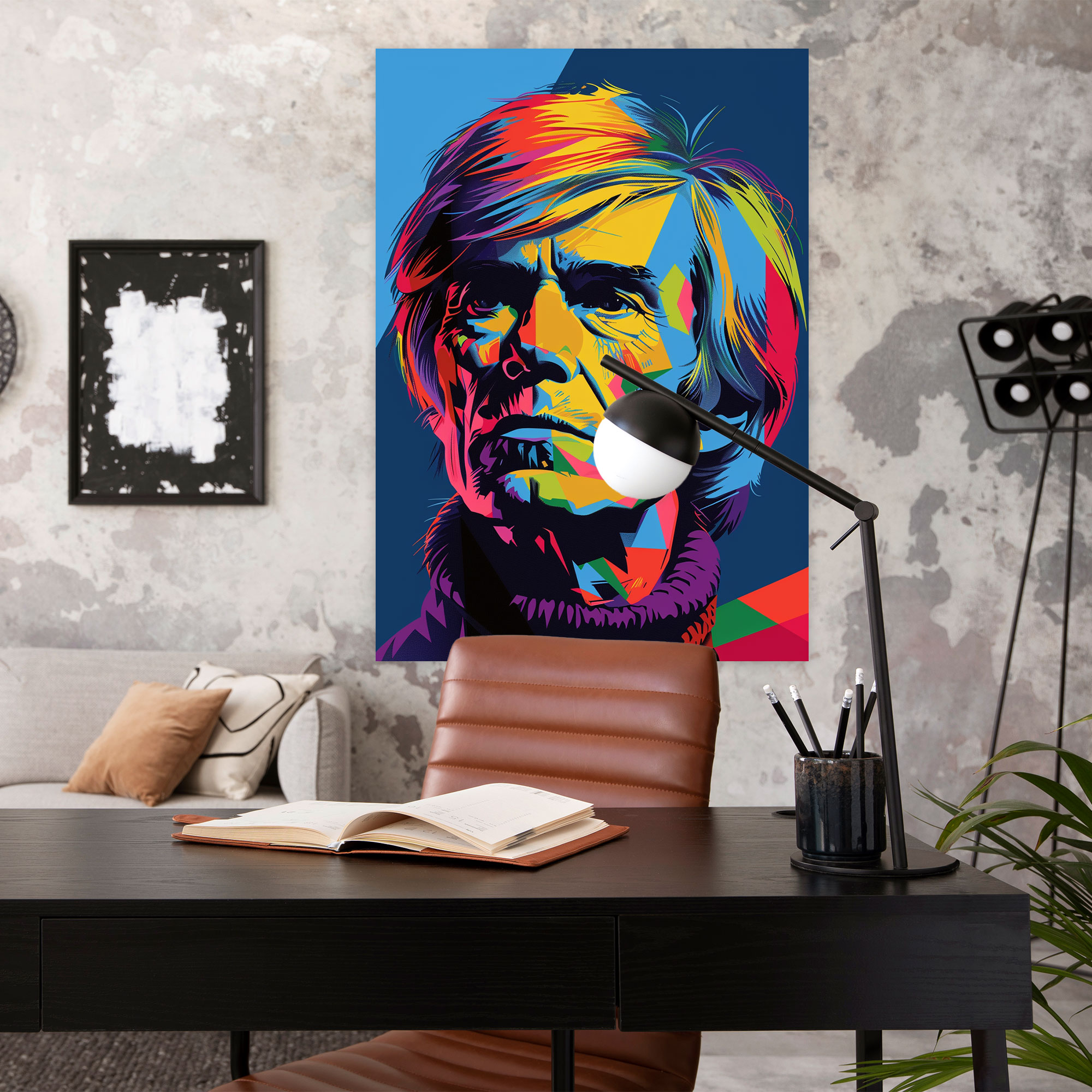 Andy Warhol Portraits Wall Art - Andy Warhol, Home Decoration, Wall Art, Canvas Wall Art