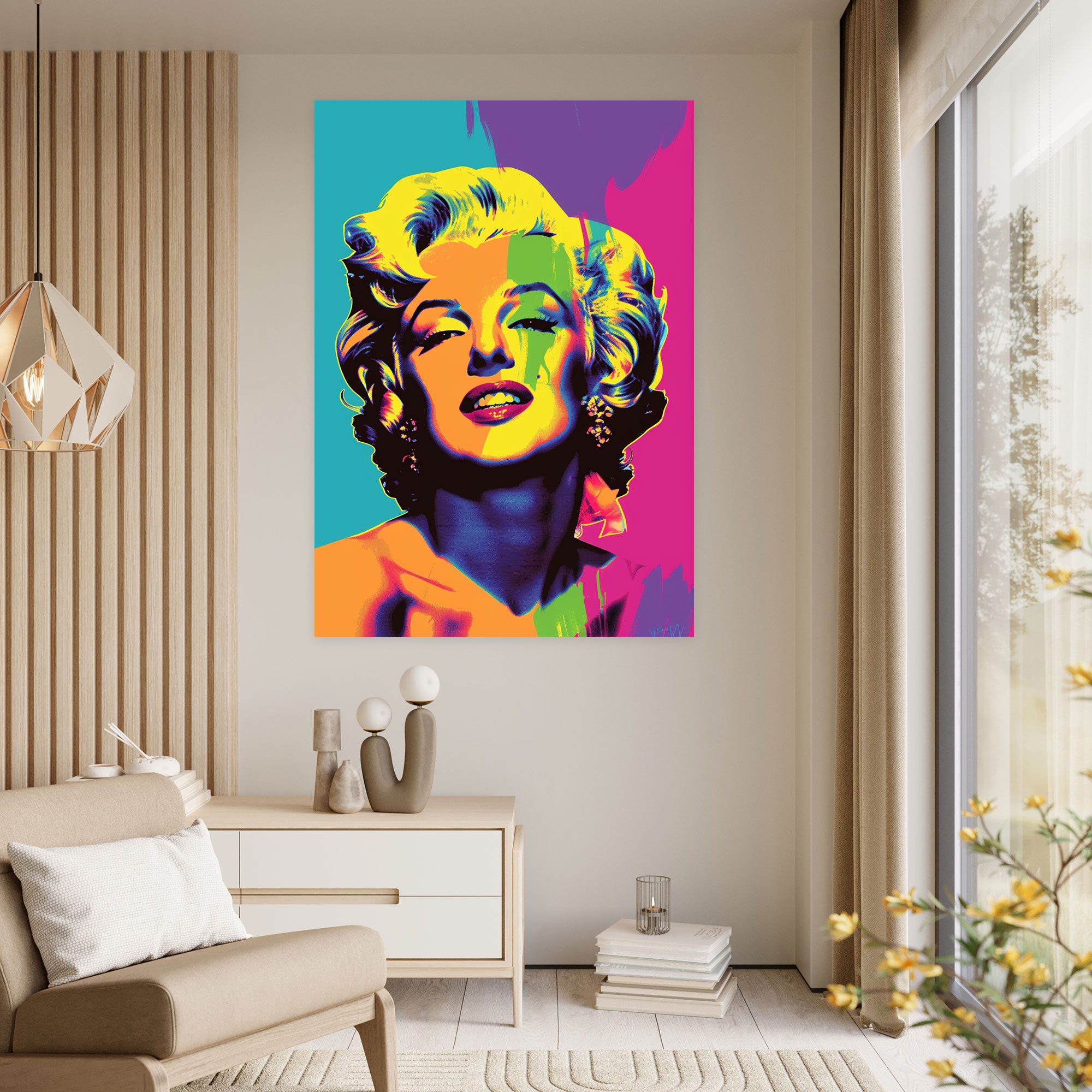 Andy Warhol Marilyn Monroe Canvas Print - Andy Warhol, Canvas Print, Wall Decoration, Home Decoration