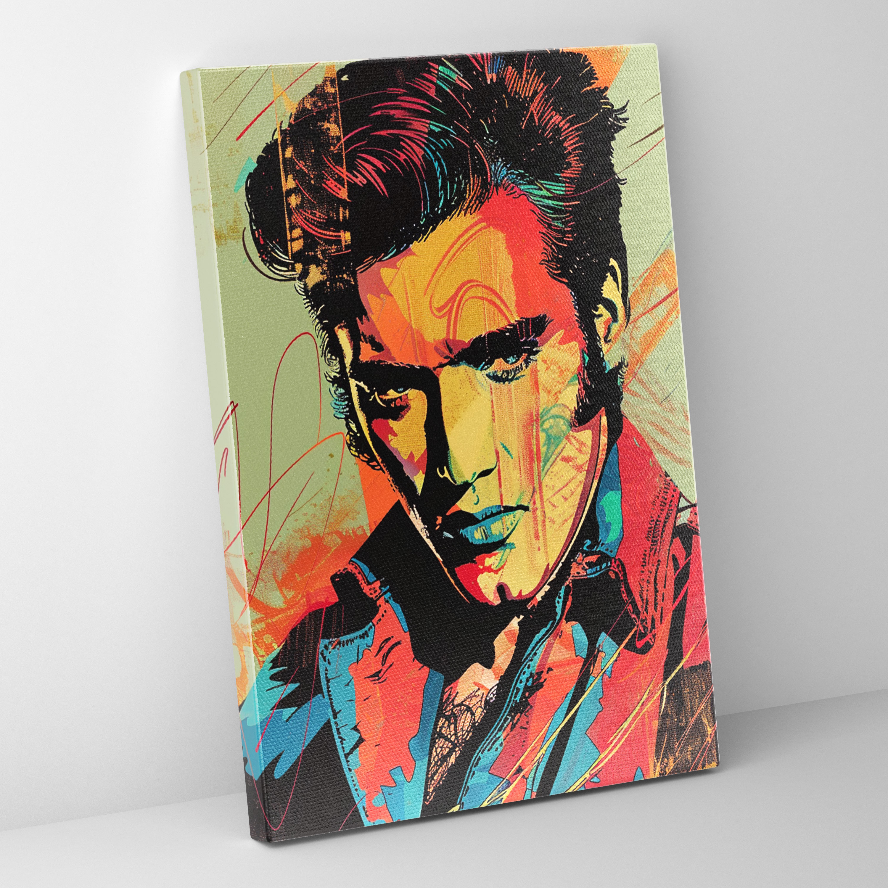 Andy Warhol Elvis Presley Canvas Print - Andy Warhol, Wall Decoration, Andy Warhol, Wall Art