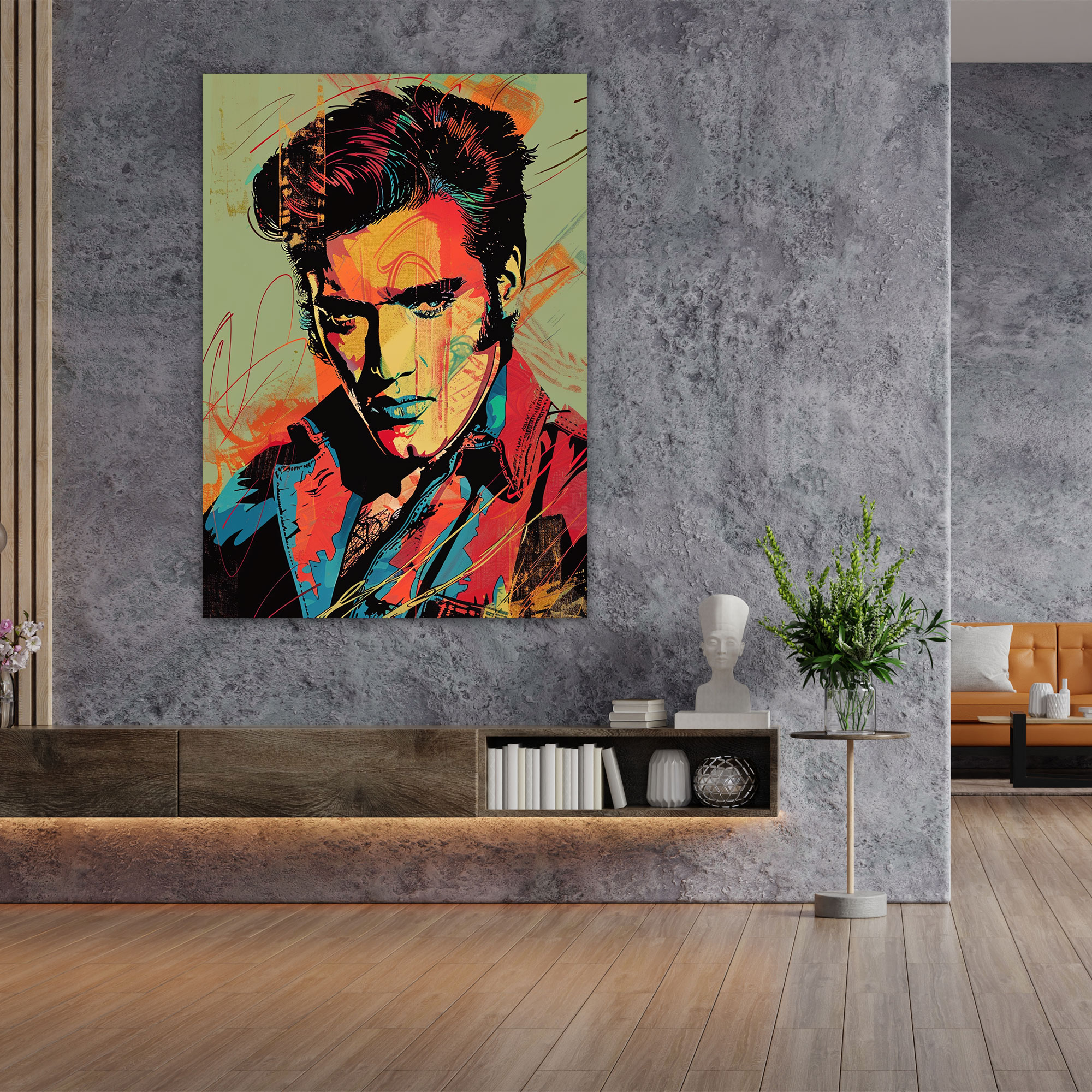 Andy Warhol Elvis Presley Canvas Print - Andy Warhol, Wall Decoration, Andy Warhol, Wall Art