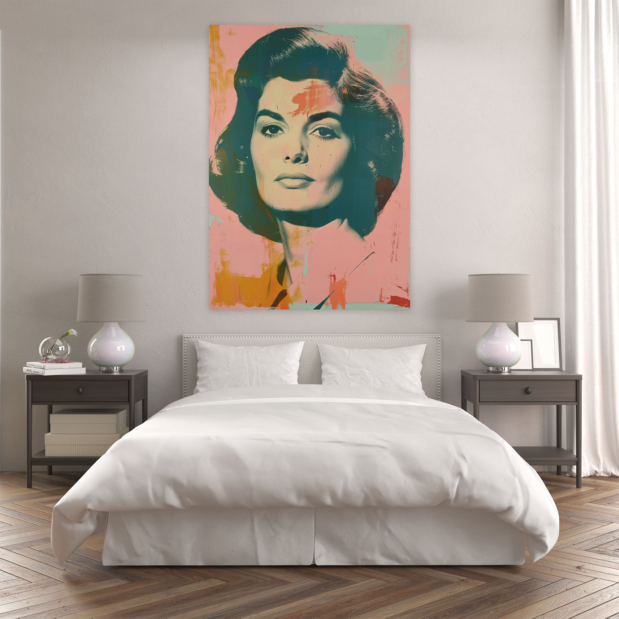 Andy Warhol Jackie Kennedy Canvas Print - Andy Warhol, Wall Decoration, Canvas Wall Art, Andy Warhol