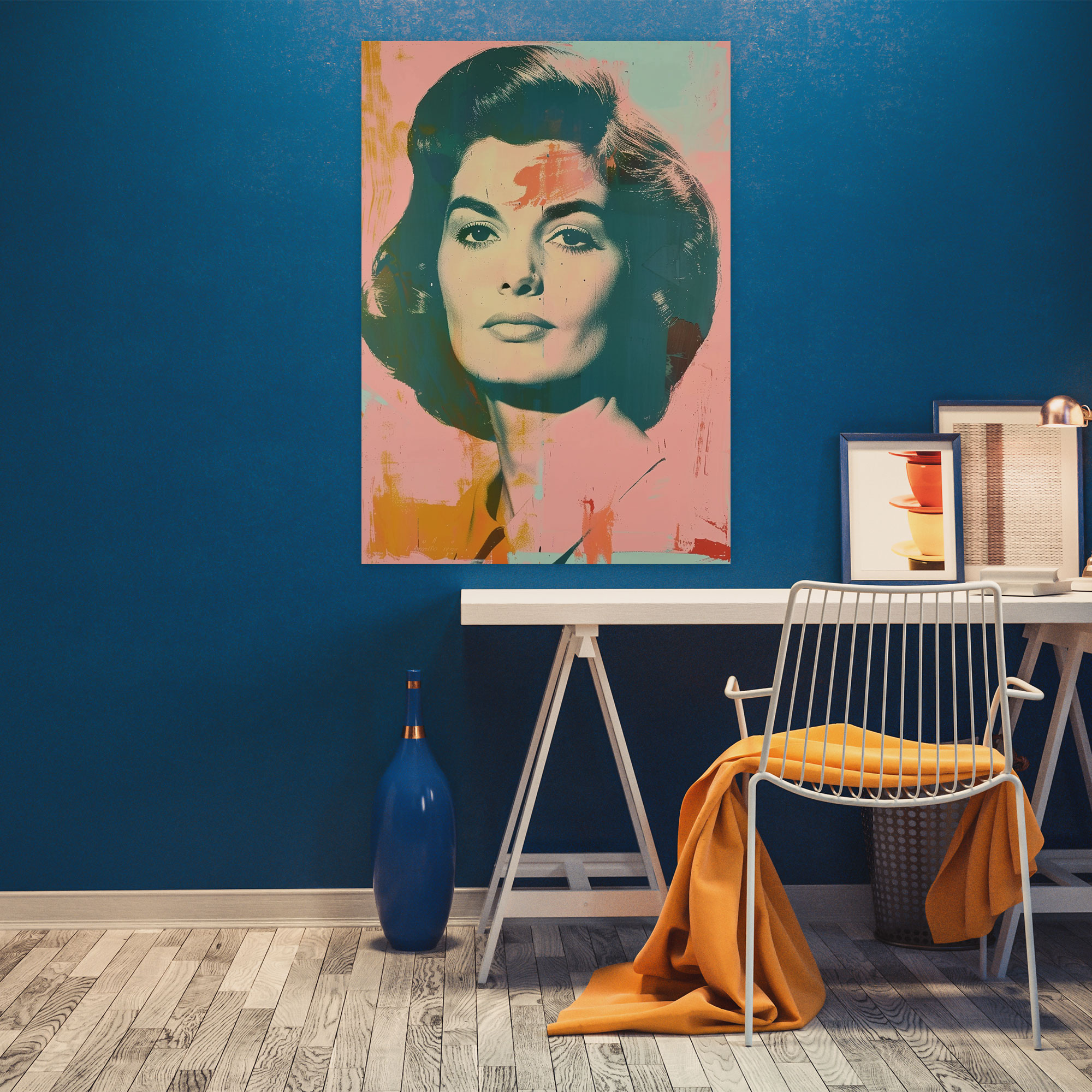 Andy Warhol Jackie Kennedy Canvas Print - Andy Warhol, Wall Decoration, Canvas Wall Art, Andy Warhol