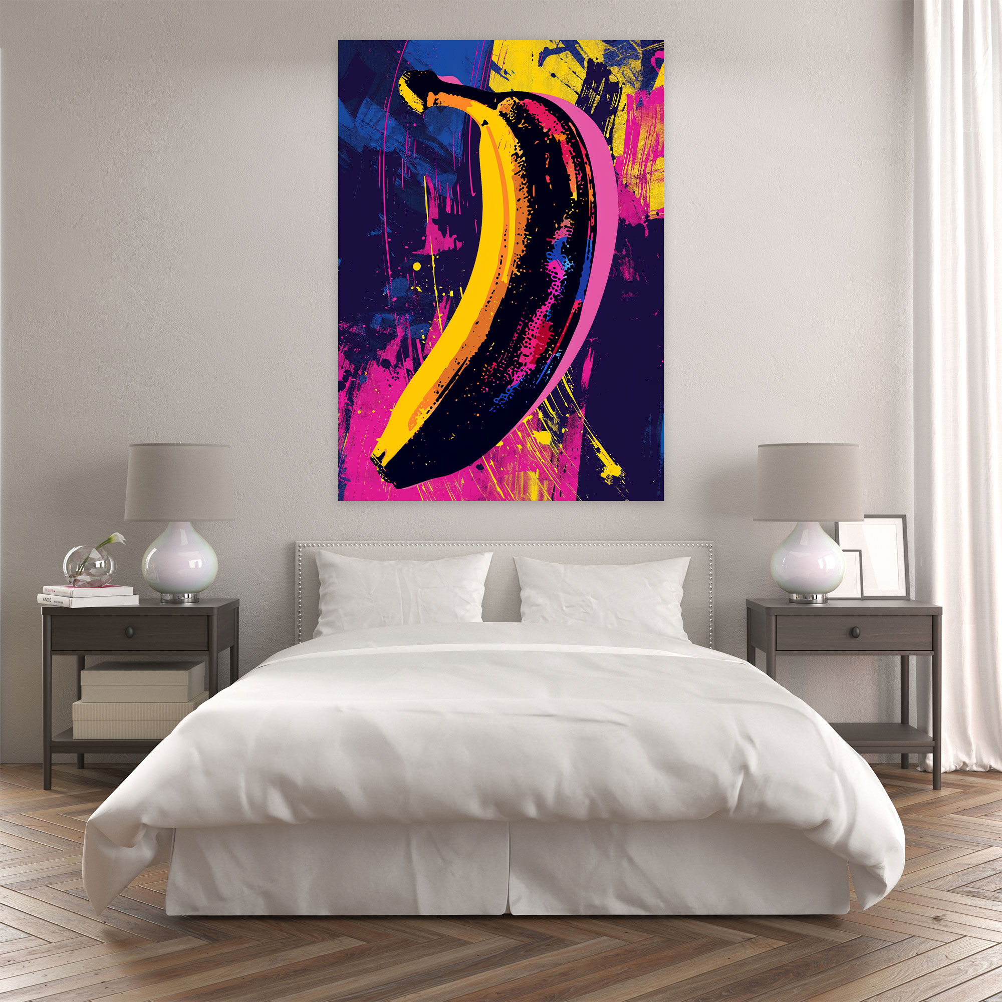 Andy Warhol Muz Kanvas Tablo - Ev Dekorasyonu Duvar Dekorasyonu