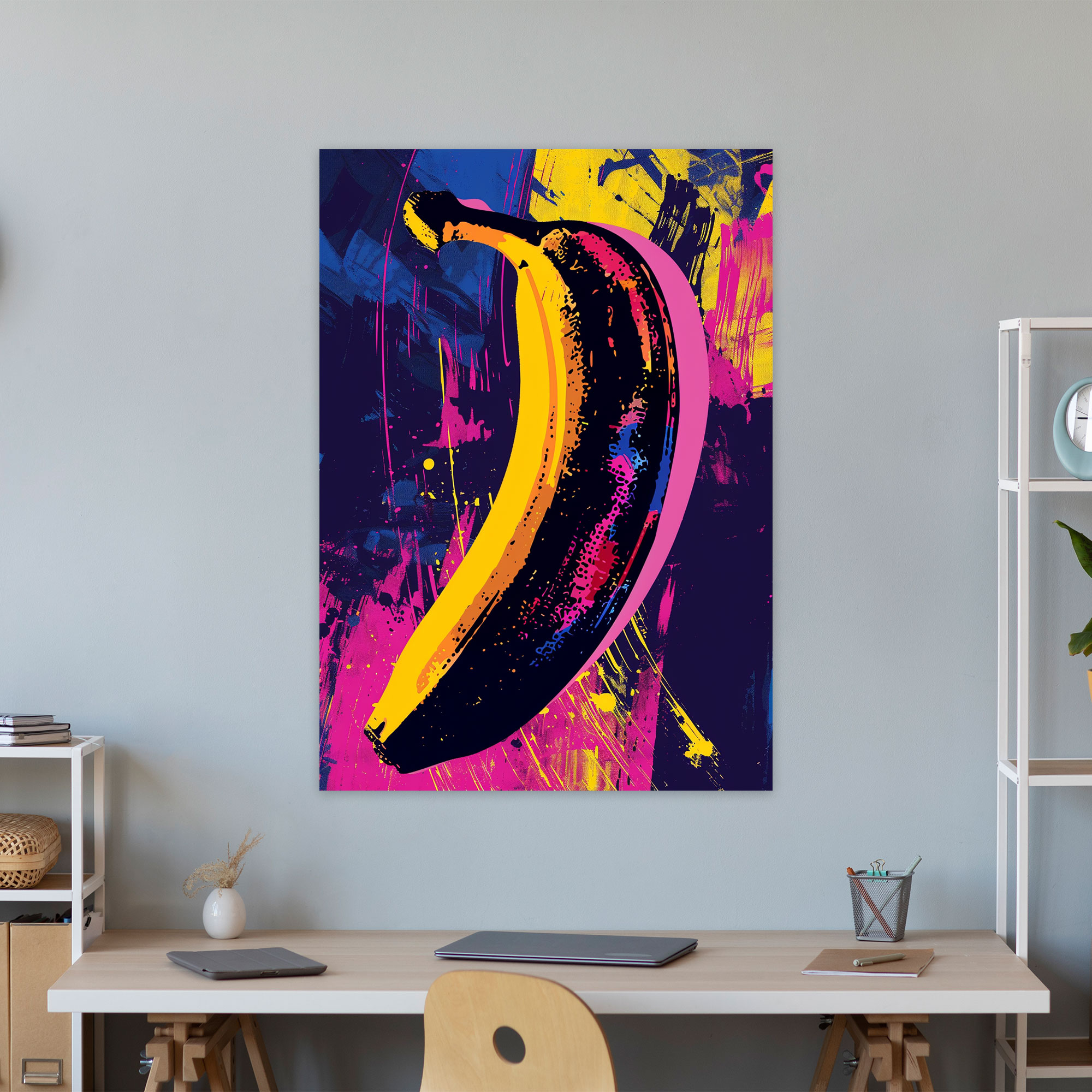 Andy Warhol Muz Kanvas Tablo - Ev Dekorasyonu Duvar Dekorasyonu