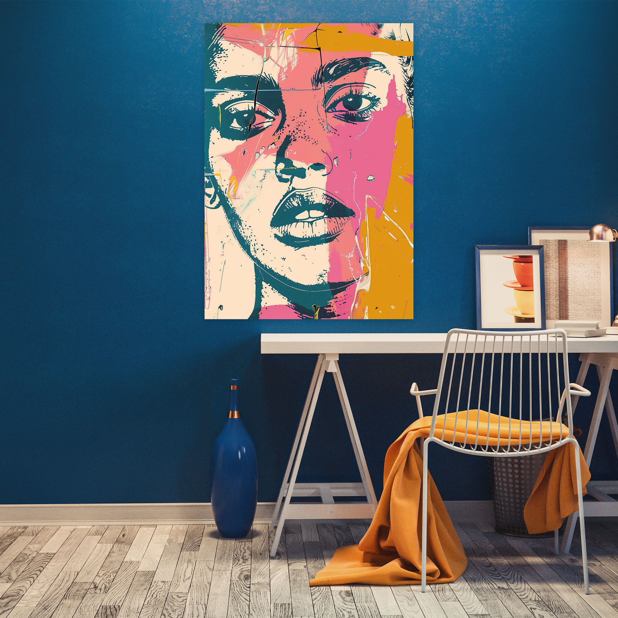 Andy Warhol Wall Art - Abstract Portraits In Pastel Hues - Andy Warhol, Canvas, Andy Warhol, Wall Art