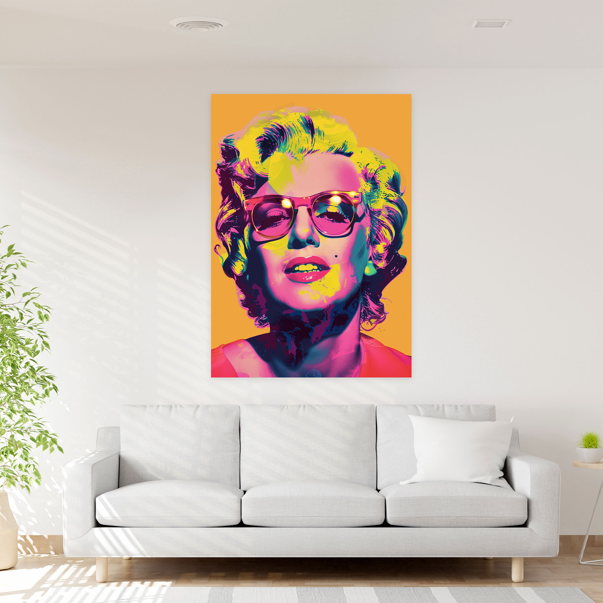 Andy Warhol Wall Decoration - Andy Warhol, Wall Art, Andy Warhol, Canvas Print