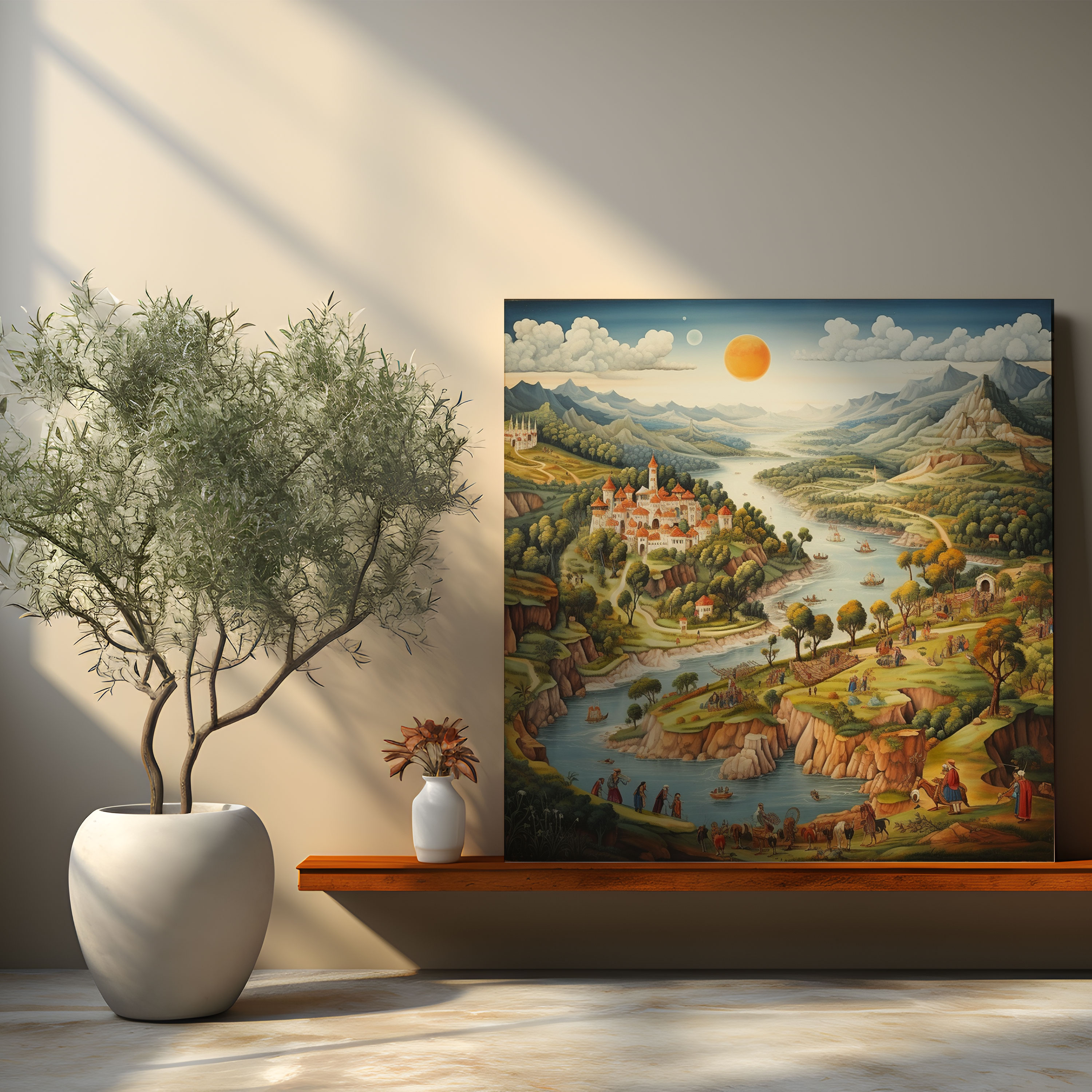 Anatolia Canvas Print - Ottoman Landscape - Anatolia, Cultural Charm, Wall Art, Canvas Wall Art