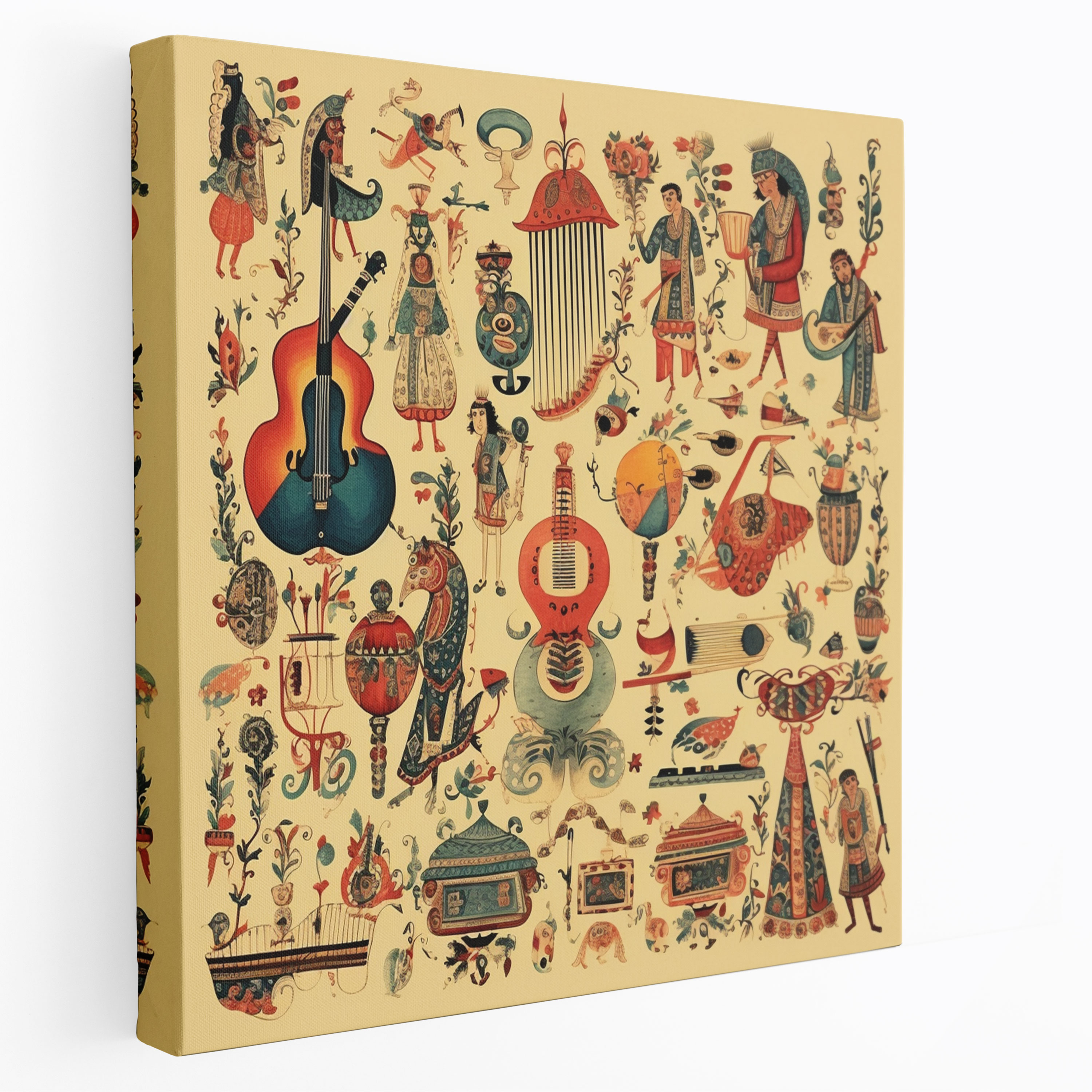 Anatolia Canvas Print - Vintage Folklore - Anatolia, Artistic Flair, Canvas Print, Cultural Richness