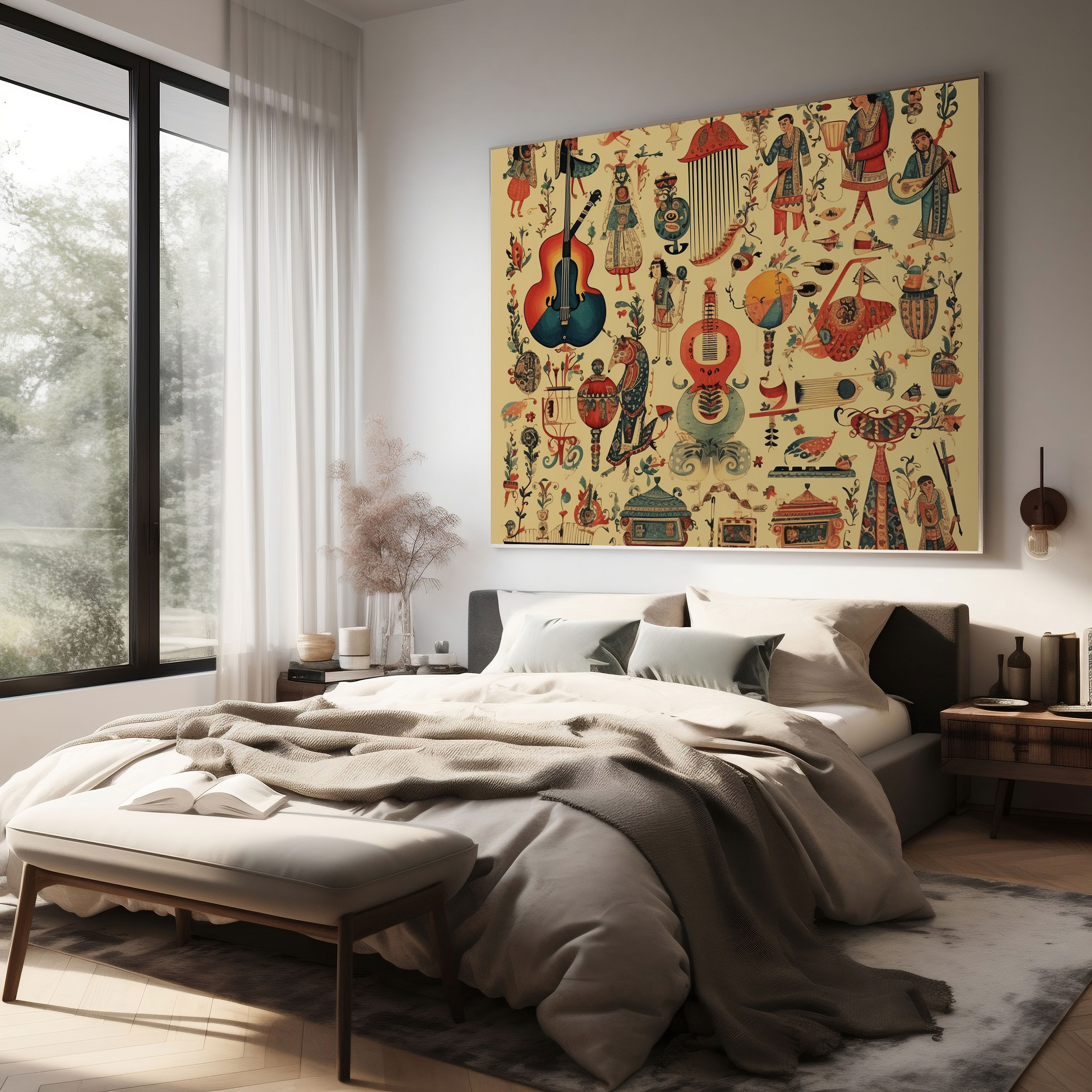 Anatolia Canvas Print - Vintage Folklore - Anatolia, Artistic Flair, Canvas Print, Cultural Richness