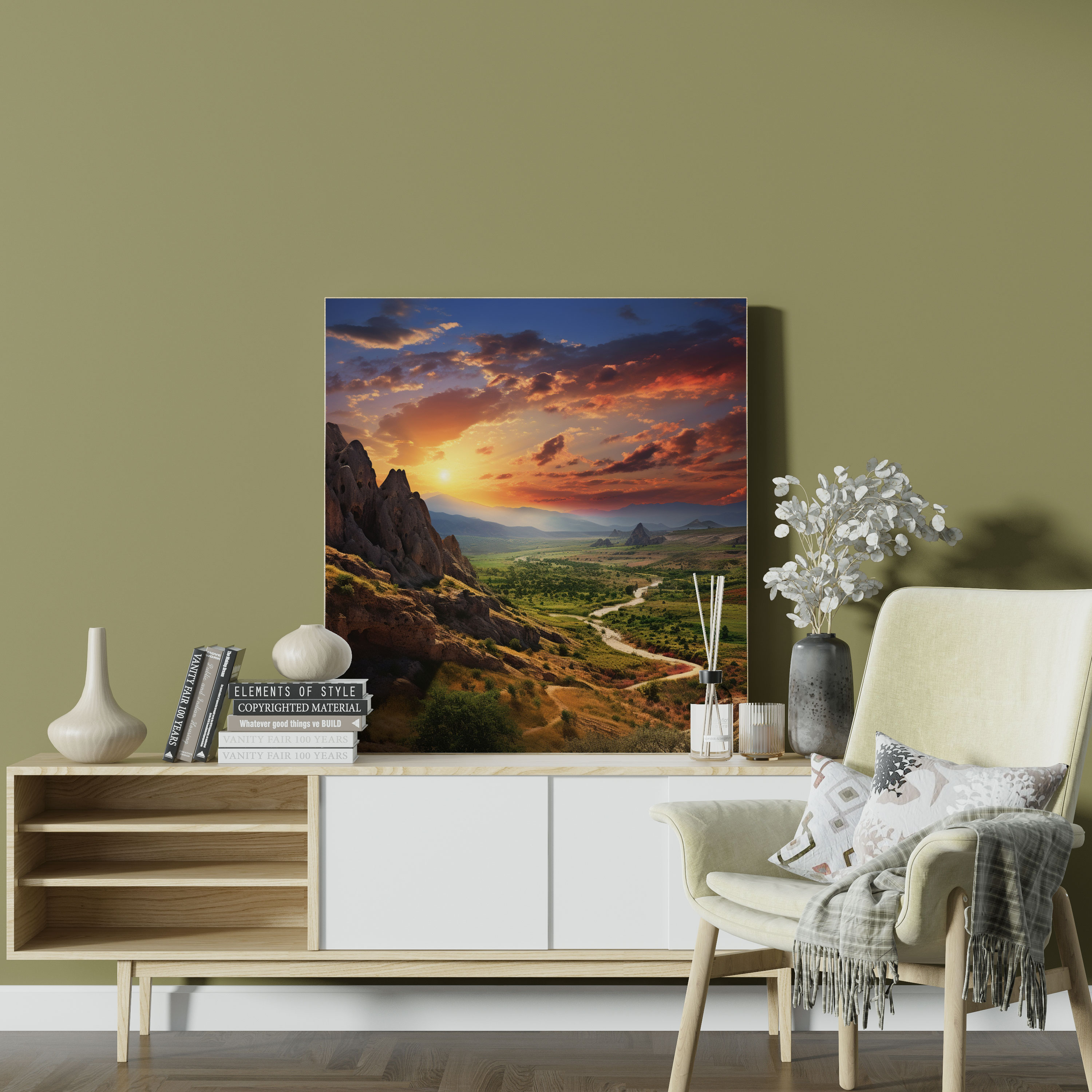 Anatolia Canvas Print - Panoramic Landscapes - Anatolia, Natural Wonders, Canvas Print, Panoramic Photograph