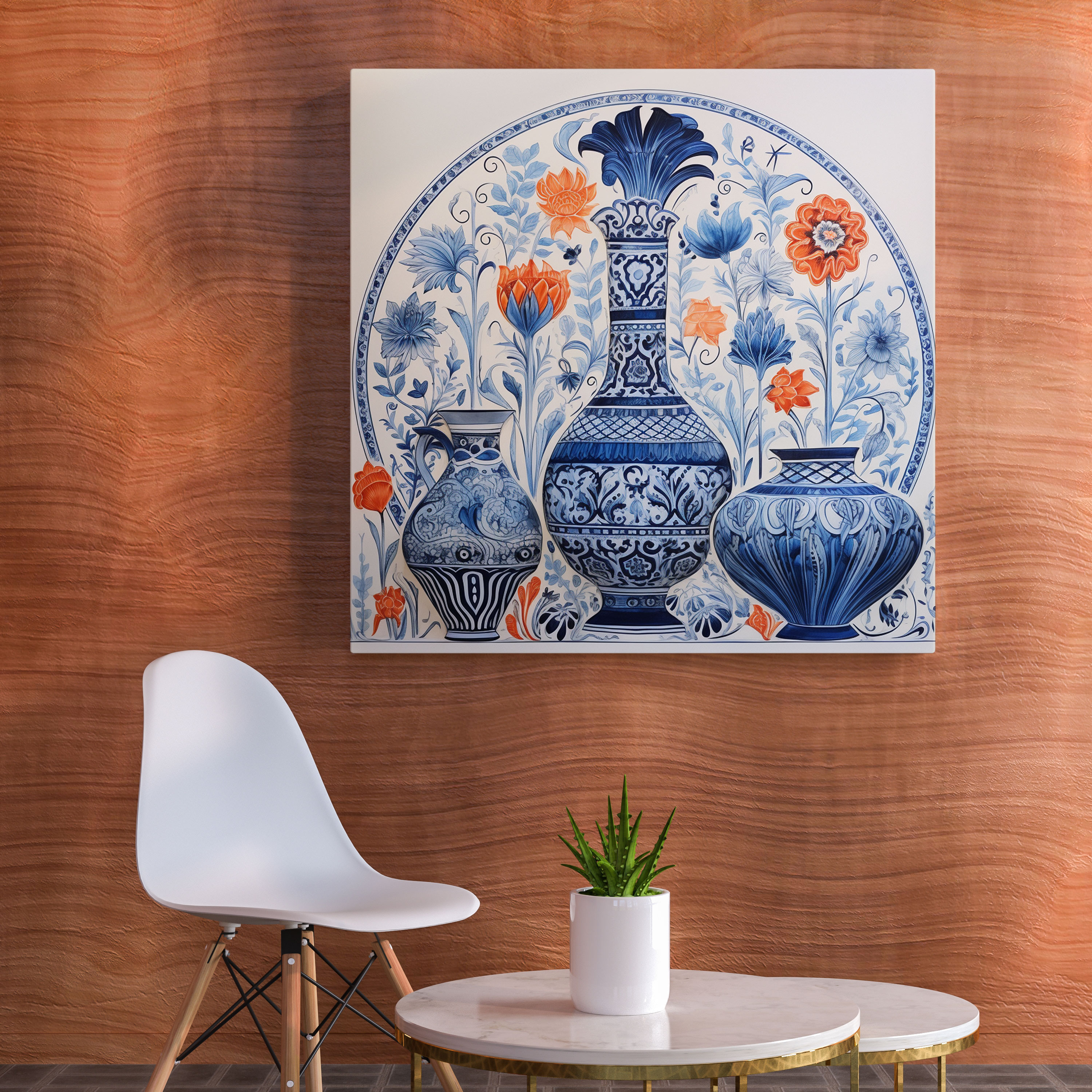 Anatolia Canvas Print - Ceramic Fusion - Anatolia, Fusion Of Tradition And Modernity, Canvas Wall Art, Canvas Print
