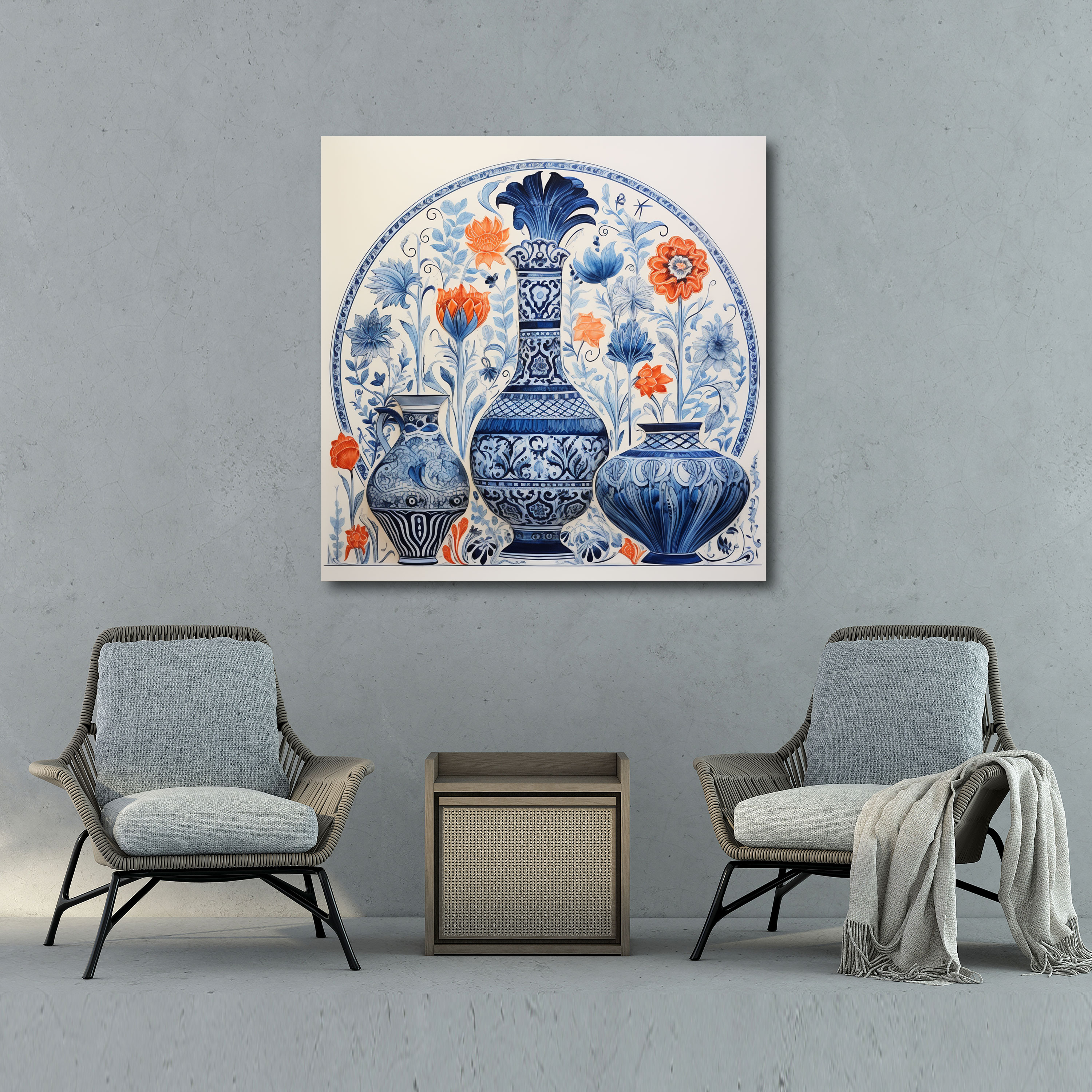 Anatolia Canvas Print - Ceramic Fusion - Anatolia, Fusion Of Tradition And Modernity, Canvas Wall Art, Canvas Print