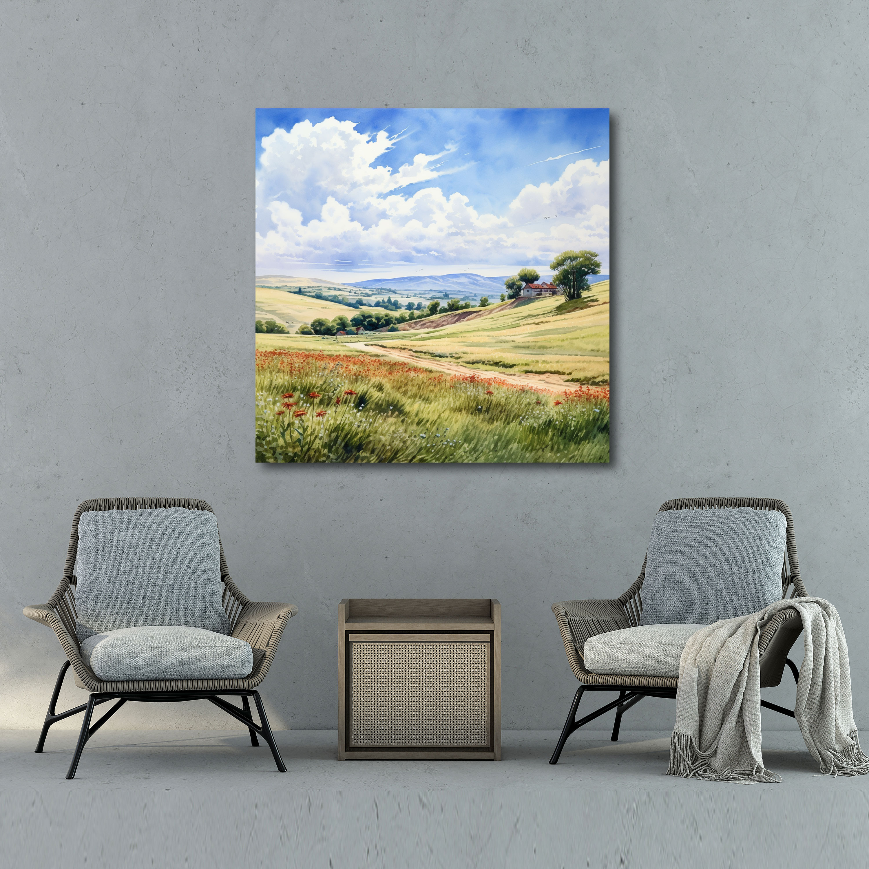 Anatolia Wall Art - Tranquil Countryside - Anatolia, Canvas, Beauty, Sense Of Calm
