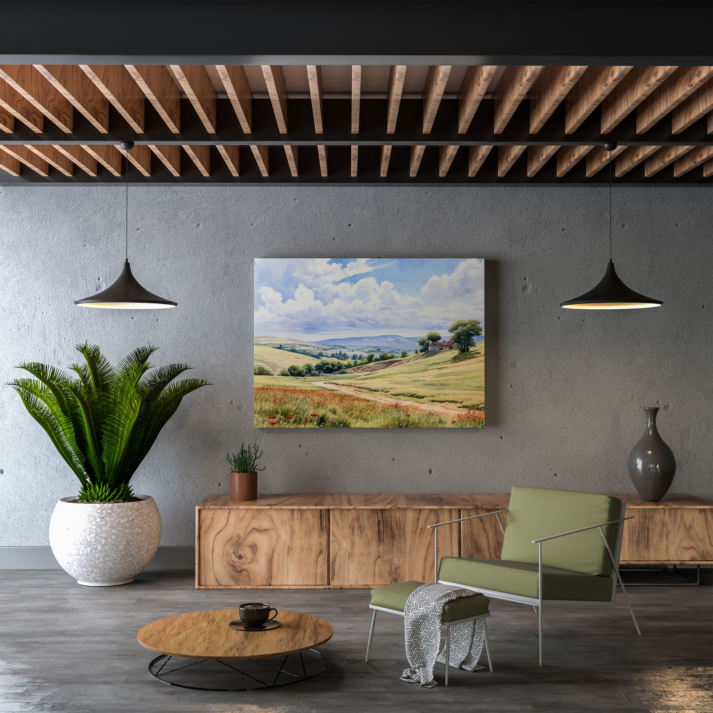 Anatolia Wall Art - Tranquil Countryside - Anatolia, Canvas, Beauty, Sense Of Calm