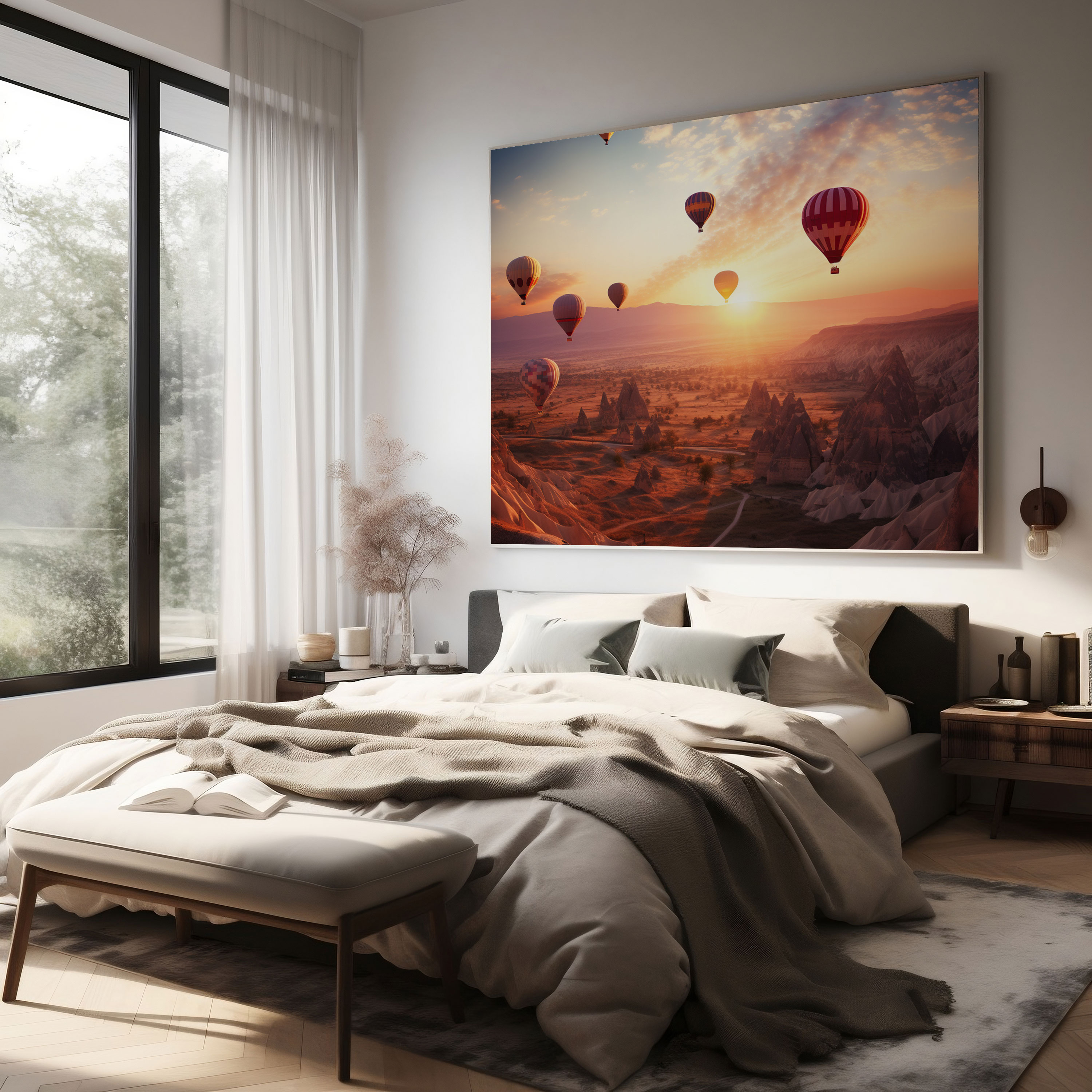 Anatolia Canvas Print - Cappadocia Hot Air Balloons - Anatolia, Home Decoration, Canvas Wall Art, Anatolia
