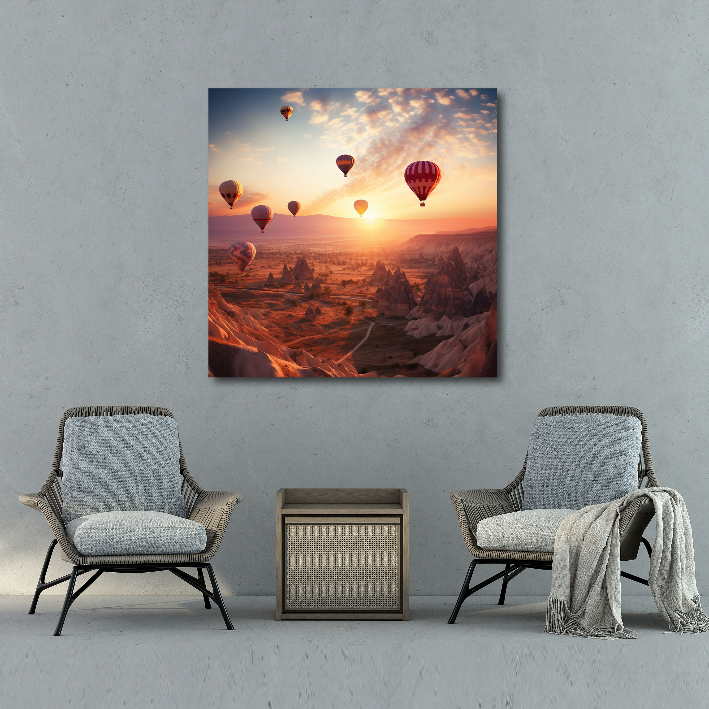 Anatolia Canvas Print - Cappadocia Hot Air Balloons - Anatolia, Home Decoration, Canvas Wall Art, Anatolia