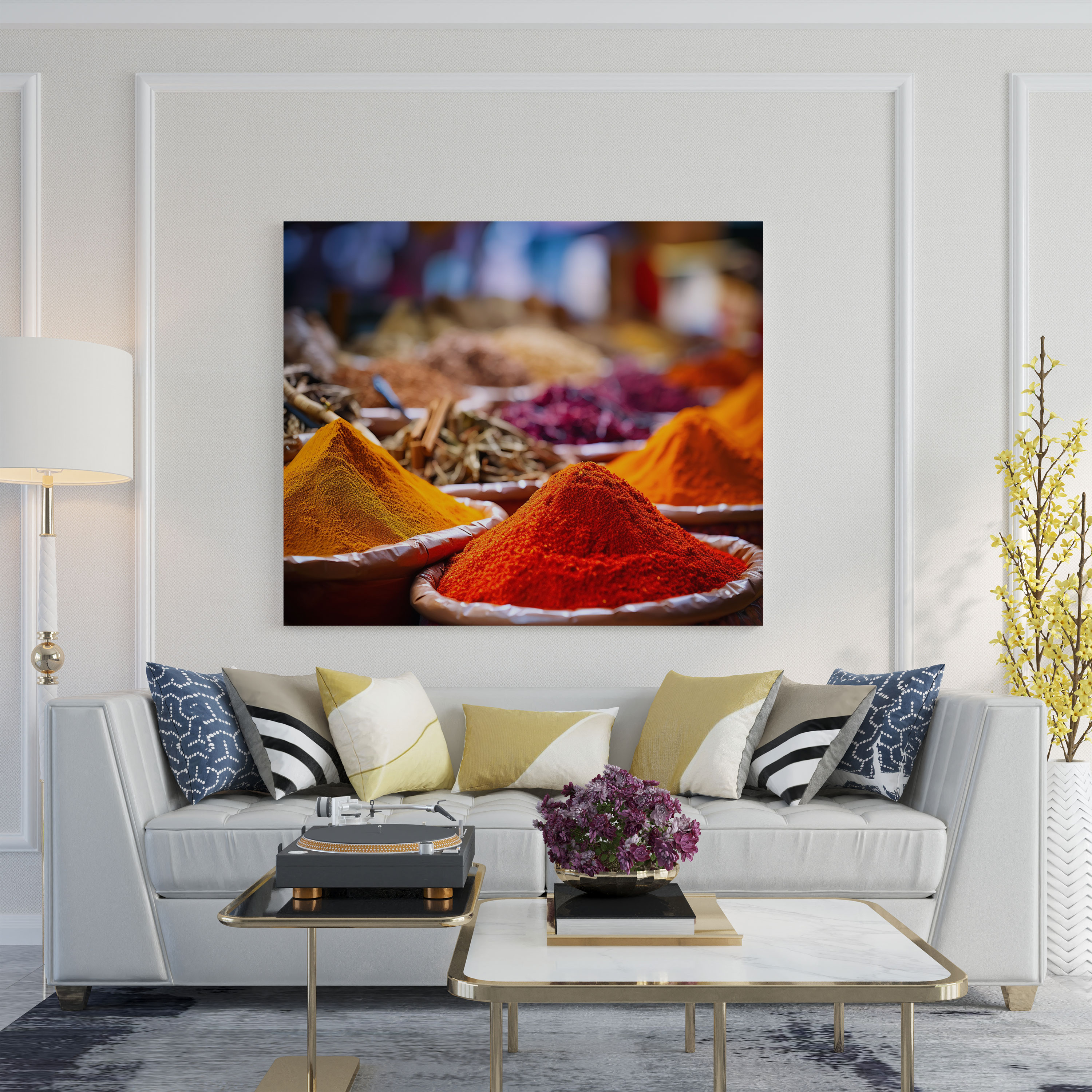 Anatolia Canvas Print - Vibrant Anatolian Spices - Anatolia, Canvas, Canvas Wall Art, Home Decoration