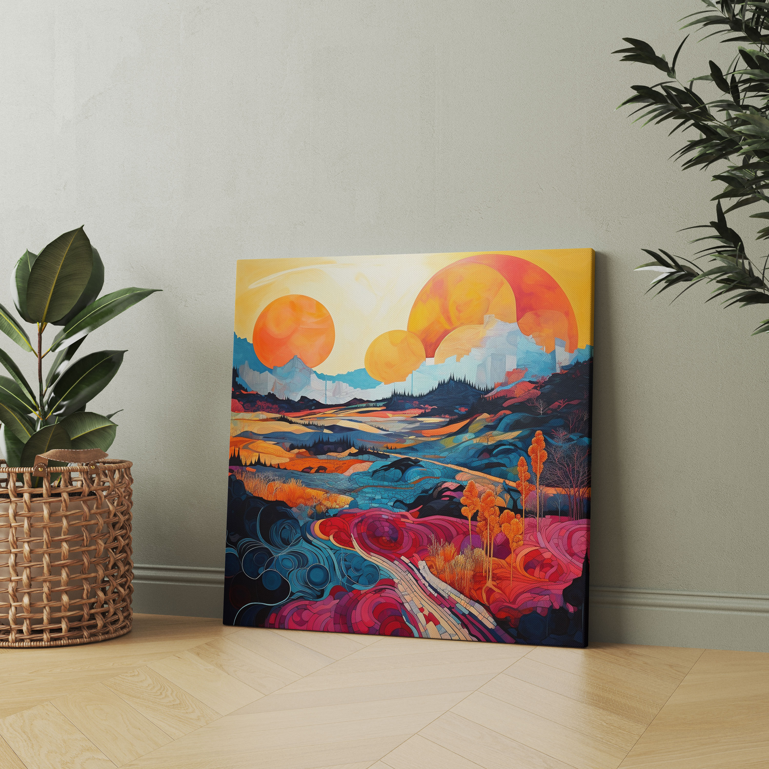 Anatolia Canvas Print - Colorful Abstract Wall Art - Anatolia, Wall Art, Abstract Painting, Canvas