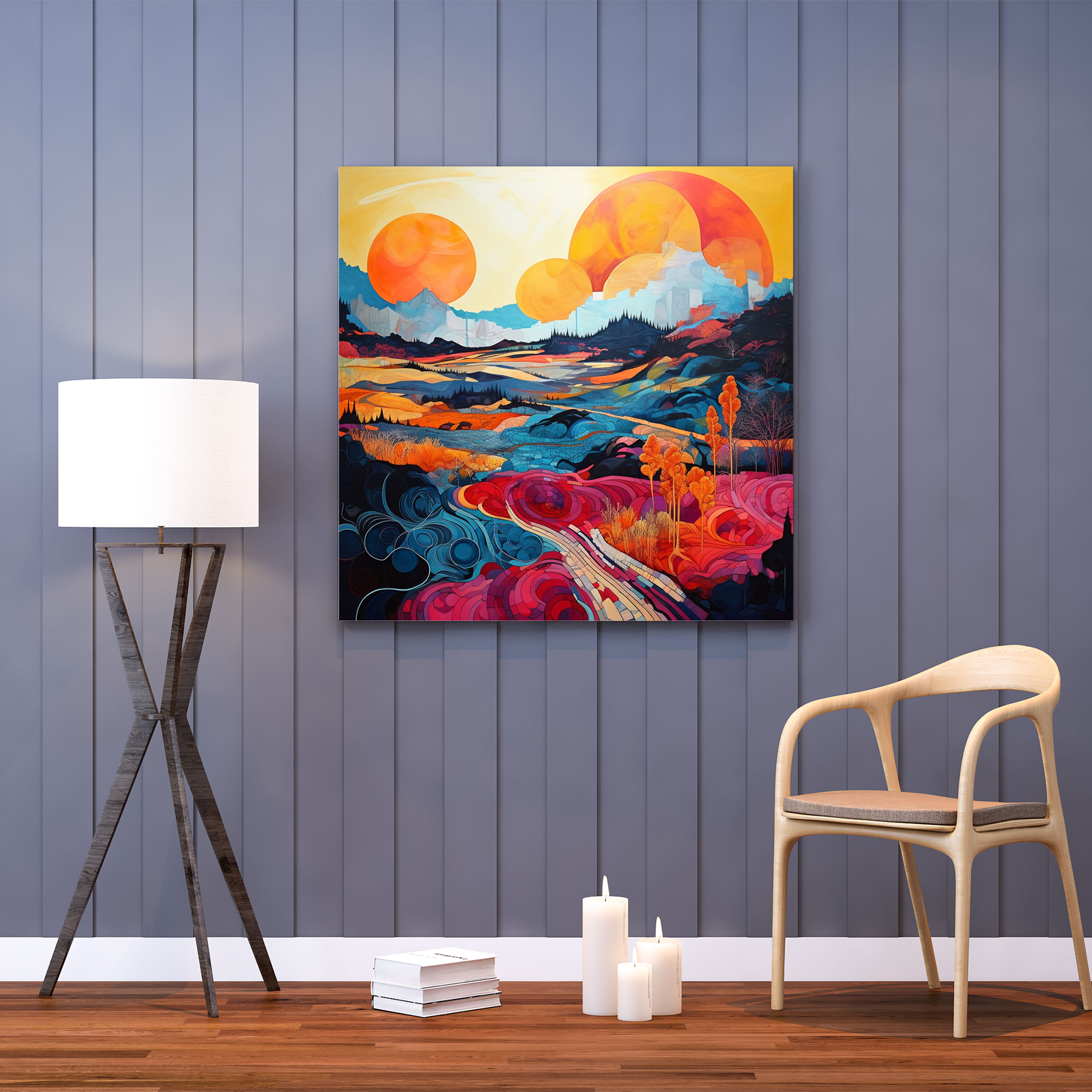 Anatolia Canvas Print - Colorful Abstract Wall Art - Anatolia, Wall Art, Abstract Painting, Canvas