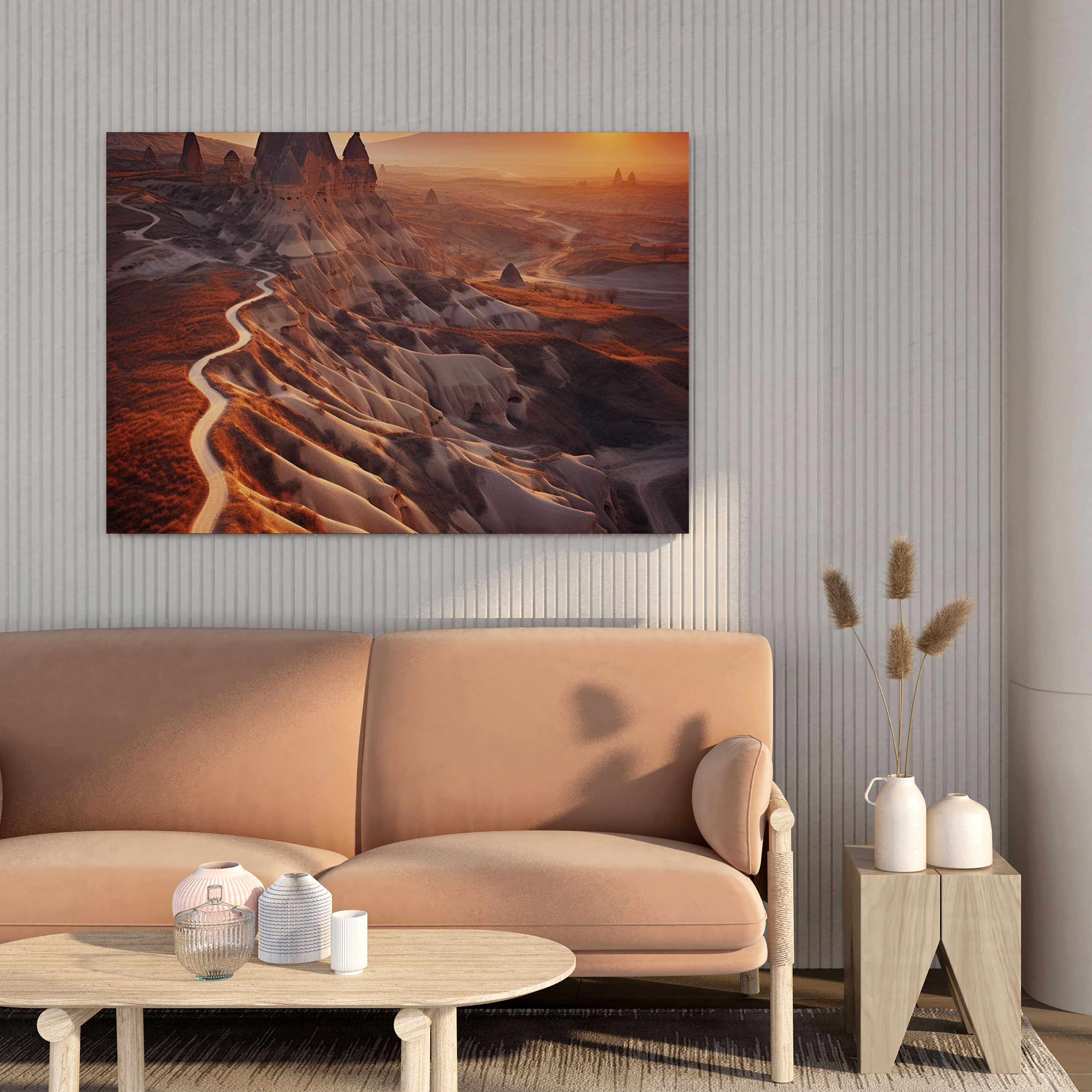 Anatolia Canvas Print - Cappadocia Sunrise Wall Art - Anatolia, Rock Formations, Canvas Print, Canvas