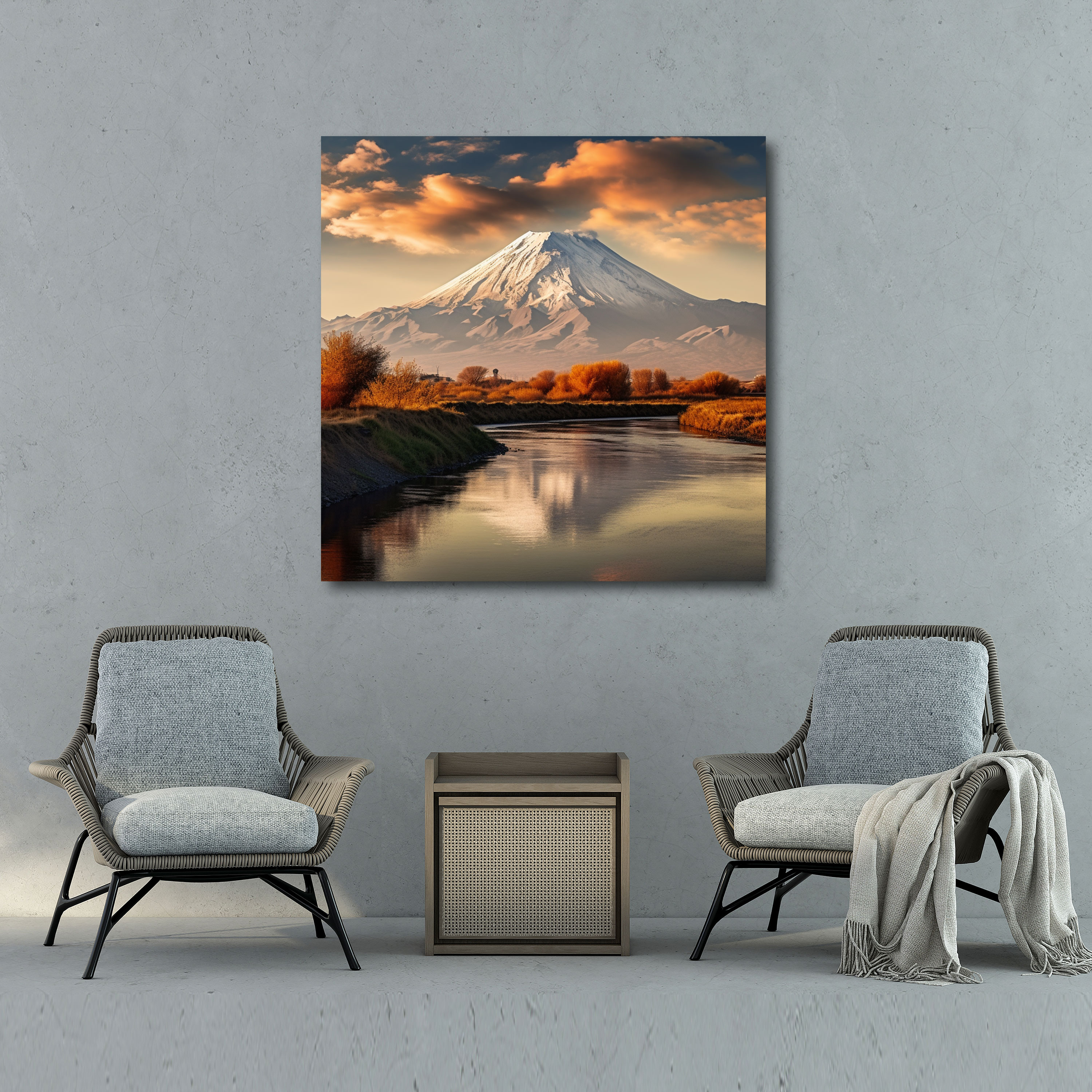 Anatolia Canvas Print - Mount Ararat Serenity Wall Art - Anatolia, Mount Ararat, Anatolia, Serene Photograph