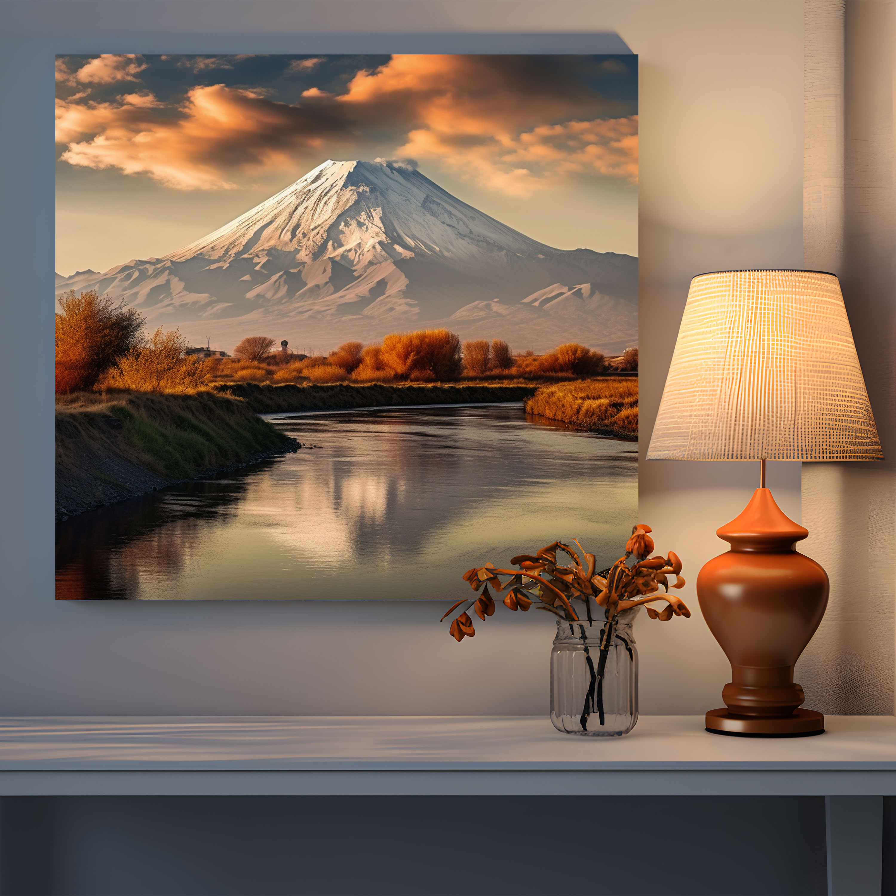 Anatolia Canvas Print - Mount Ararat Serenity Wall Art - Anatolia, Mount Ararat, Anatolia, Serene Photograph