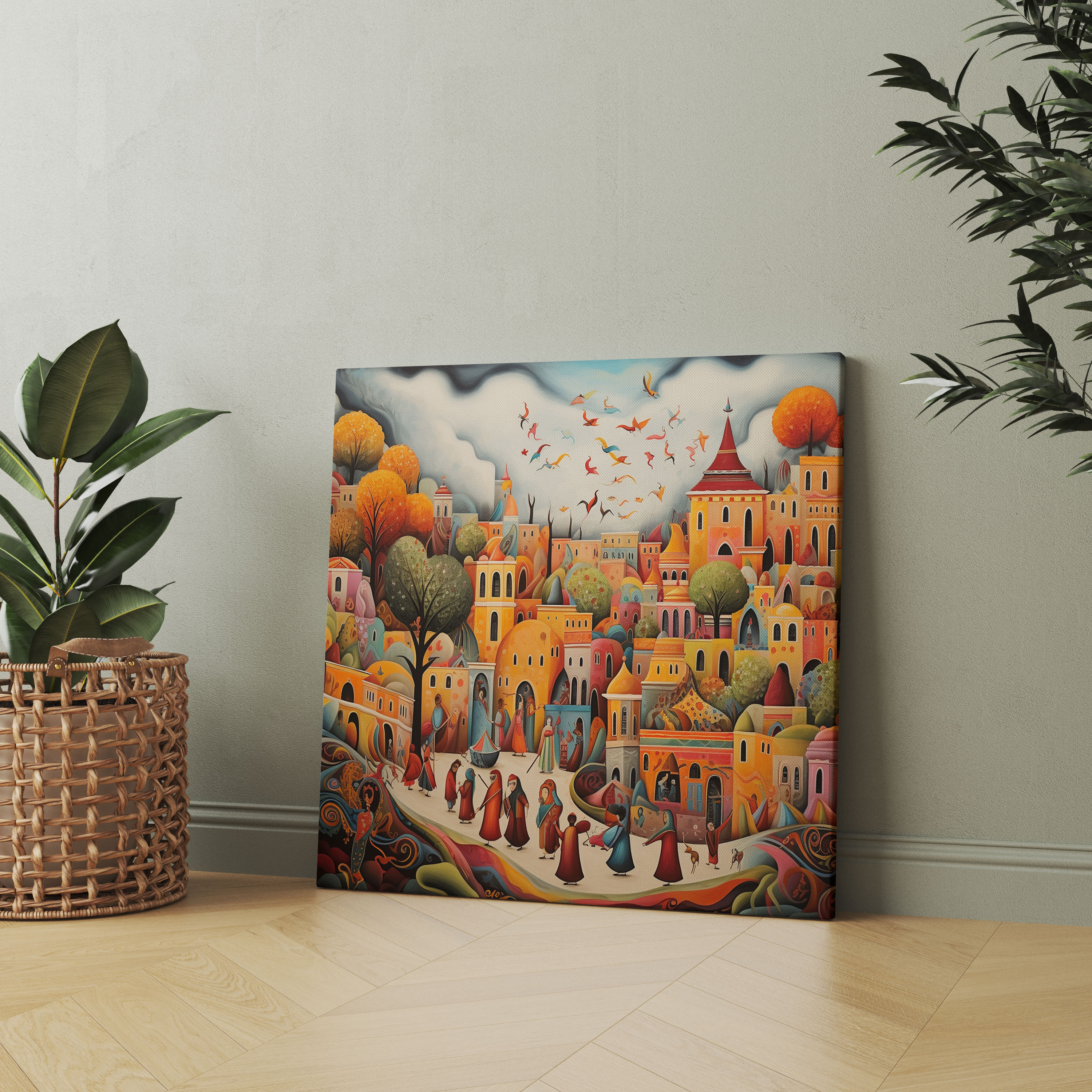 Anatolia Wall Art - Abstract Representation Of Anatolian Traditions Canvas Print - Anatolia, Canvas Print, Abstract Representation, Wall Art