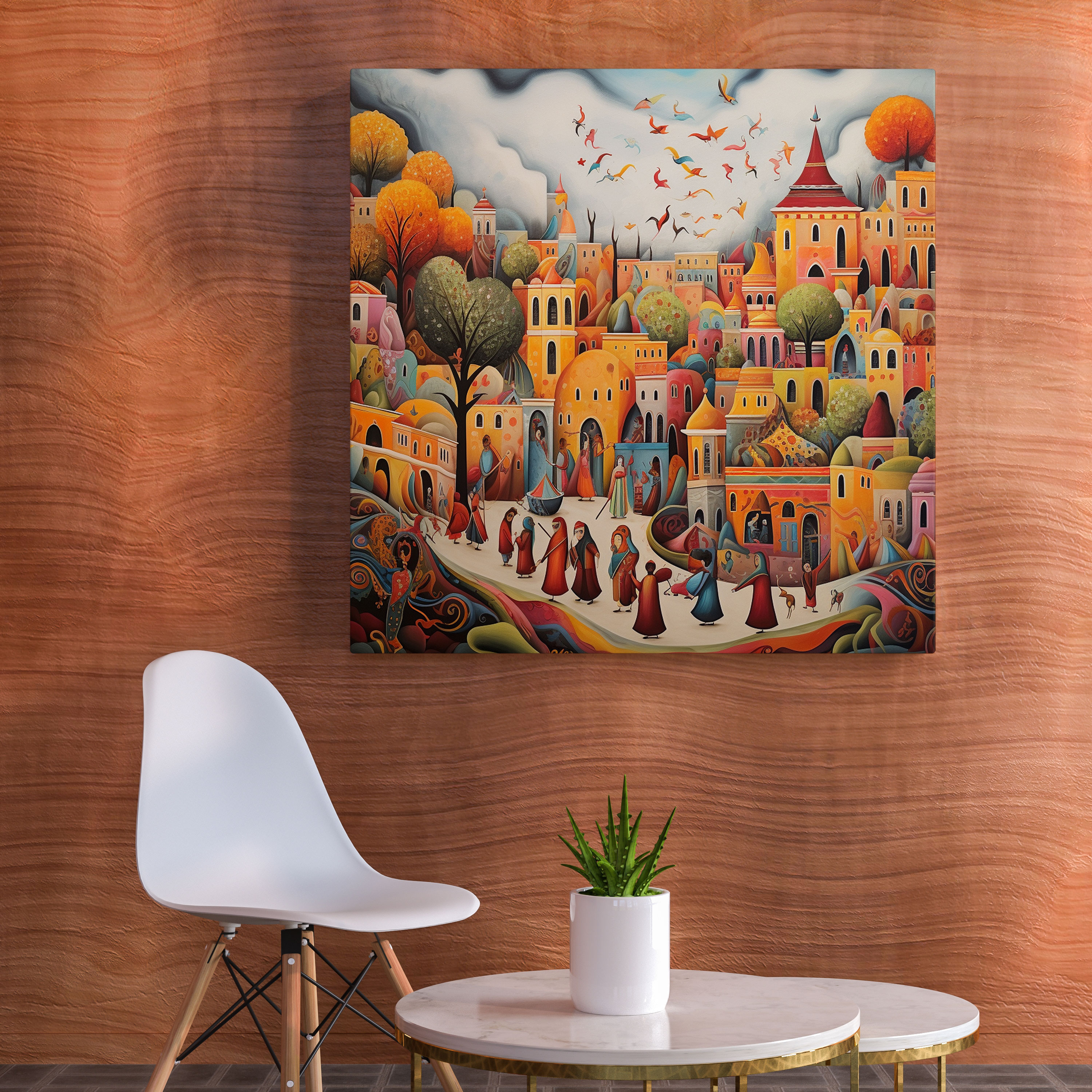 Anatolia Wall Art - Abstract Representation Of Anatolian Traditions Canvas Print - Anatolia, Canvas Print, Abstract Representation, Wall Art