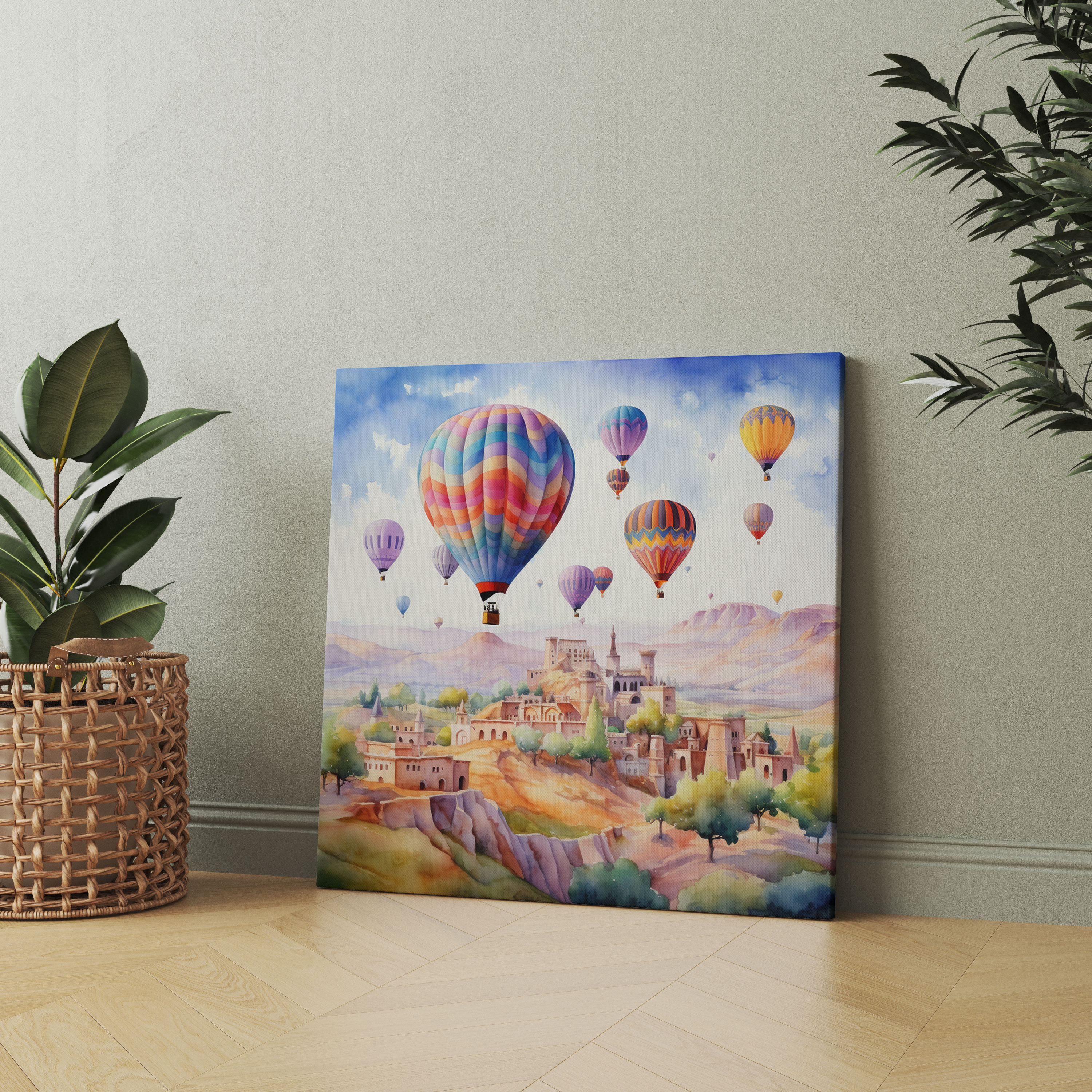 Anatolia Canvas Print - Whimsical Hot Air Balloons - Anatolia, Anatolia, Canvas Print, Canvas Wall Art