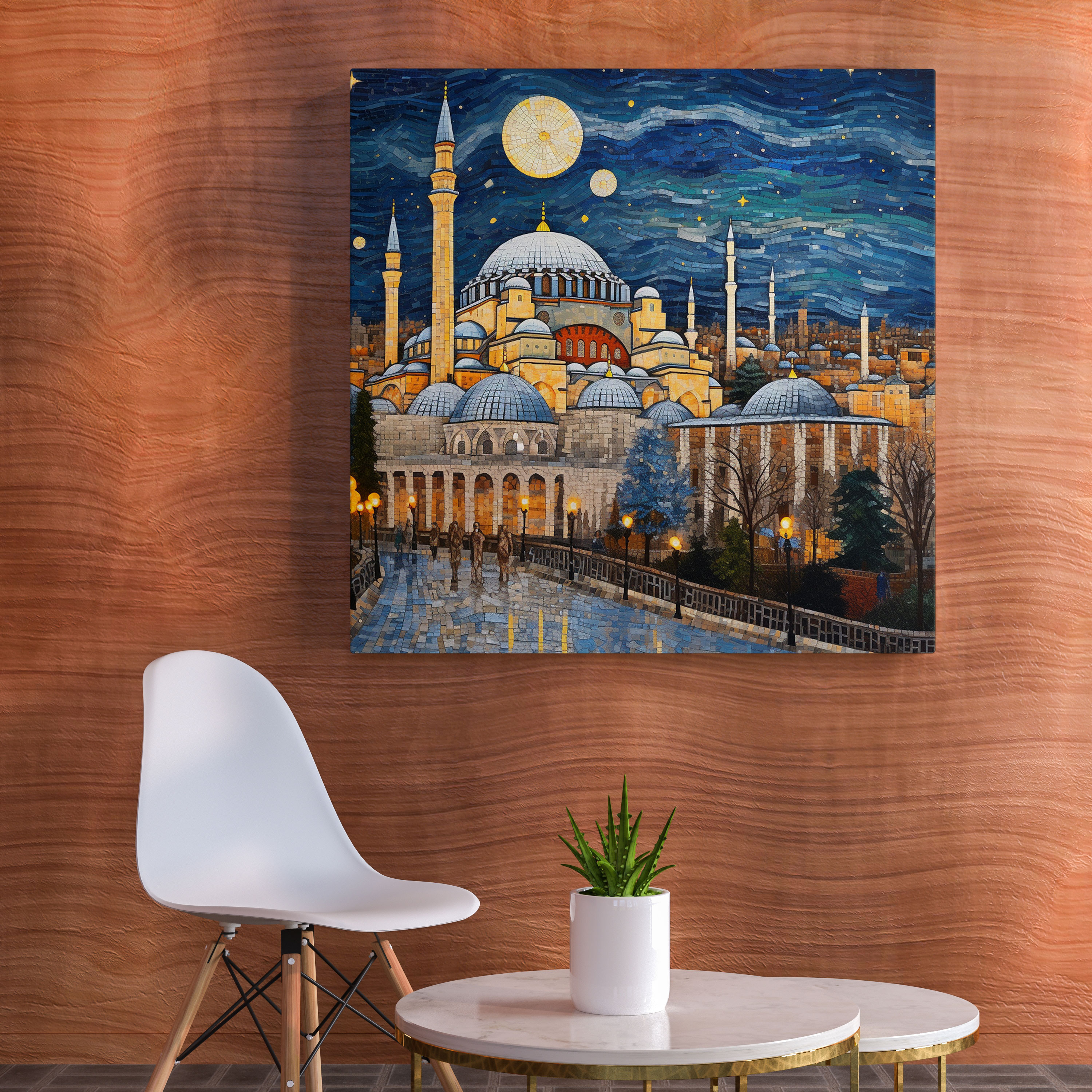 Anatolia Mosaic Wall Decoration - Anatolia, Canvas Print, Wall Decoration, Anatolian Mosaic