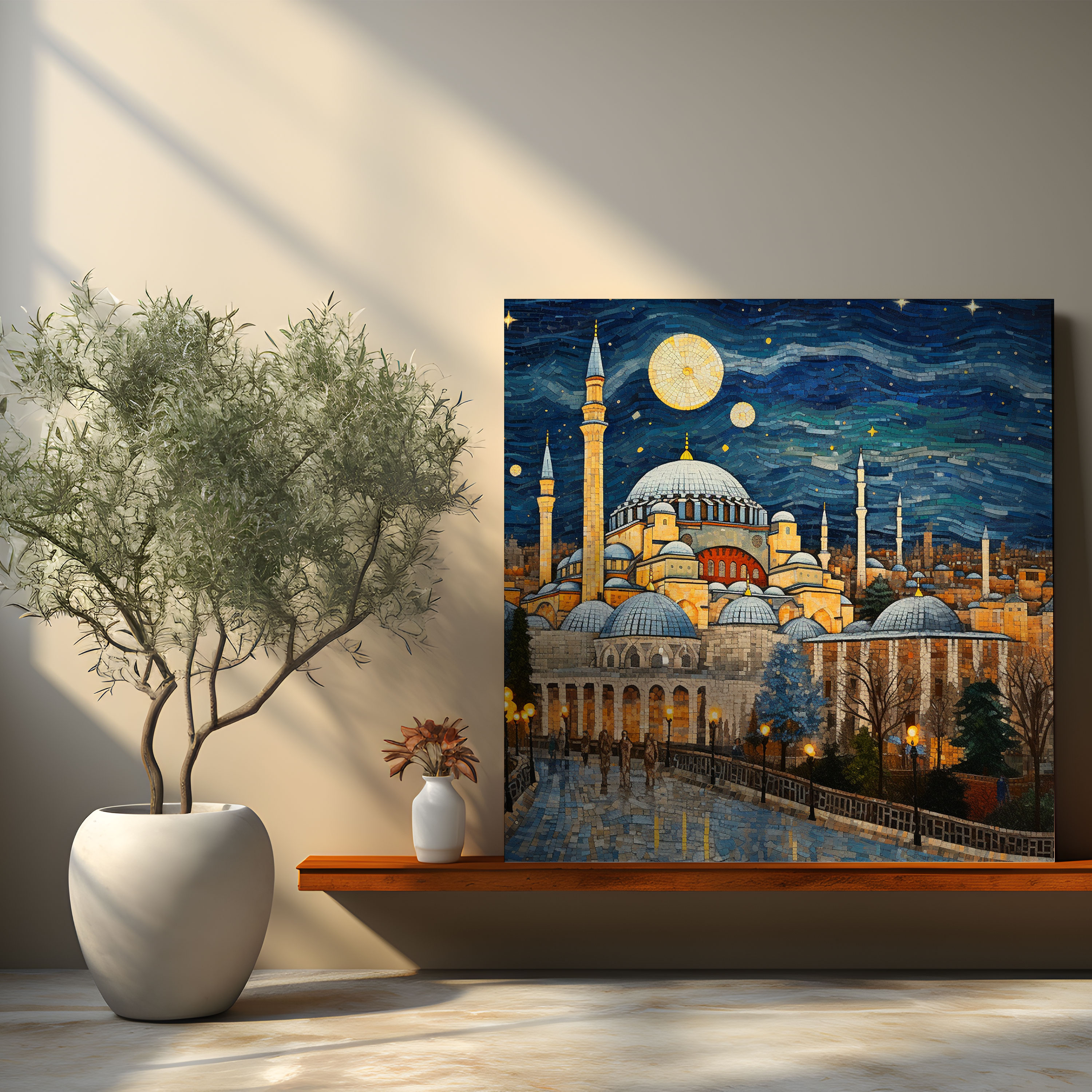 Anatolia Mosaic Wall Decoration - Anatolia, Canvas Print, Wall Decoration, Anatolian Mosaic